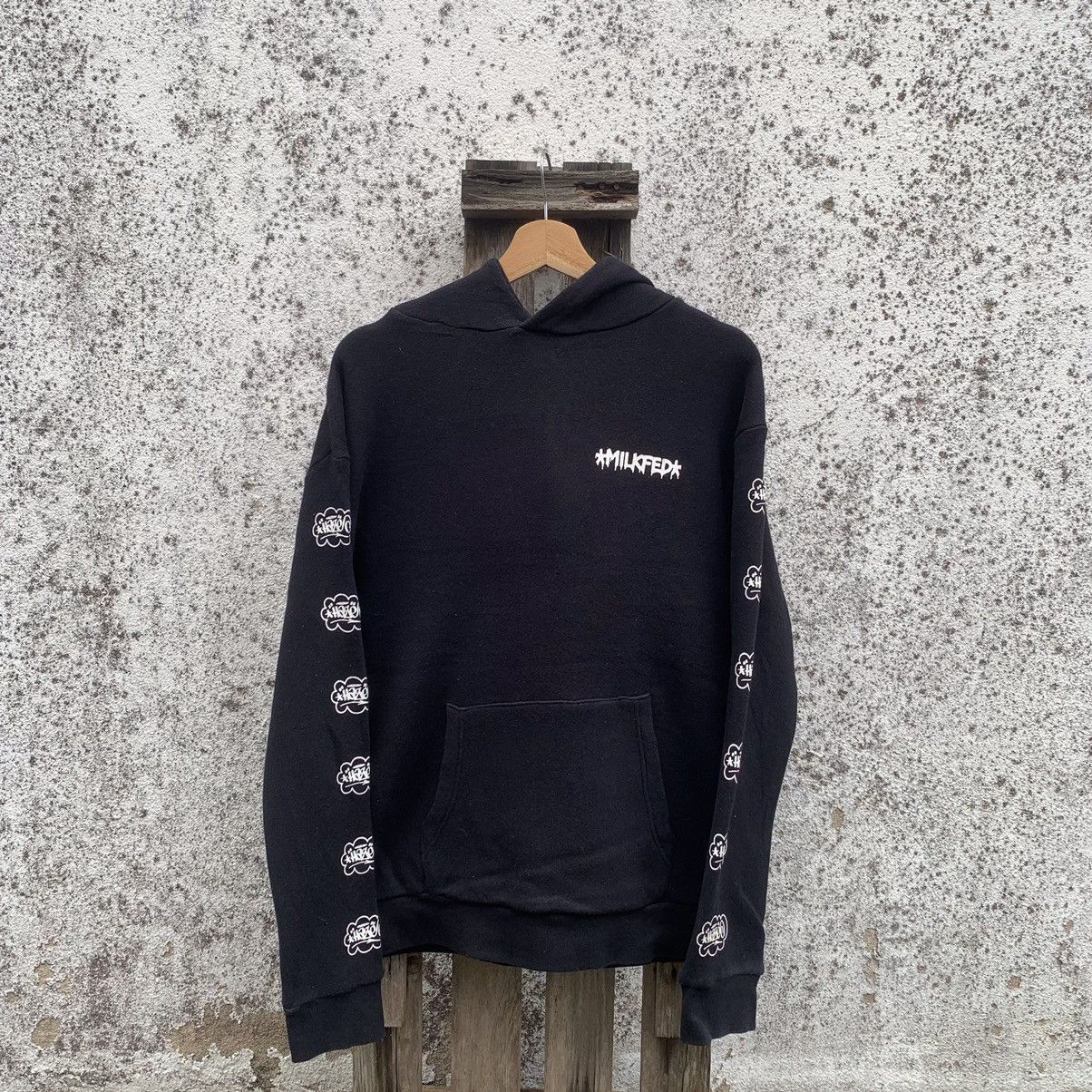 Milk Feed x Heaven Black Hoodie Sweater Pullover Jumper