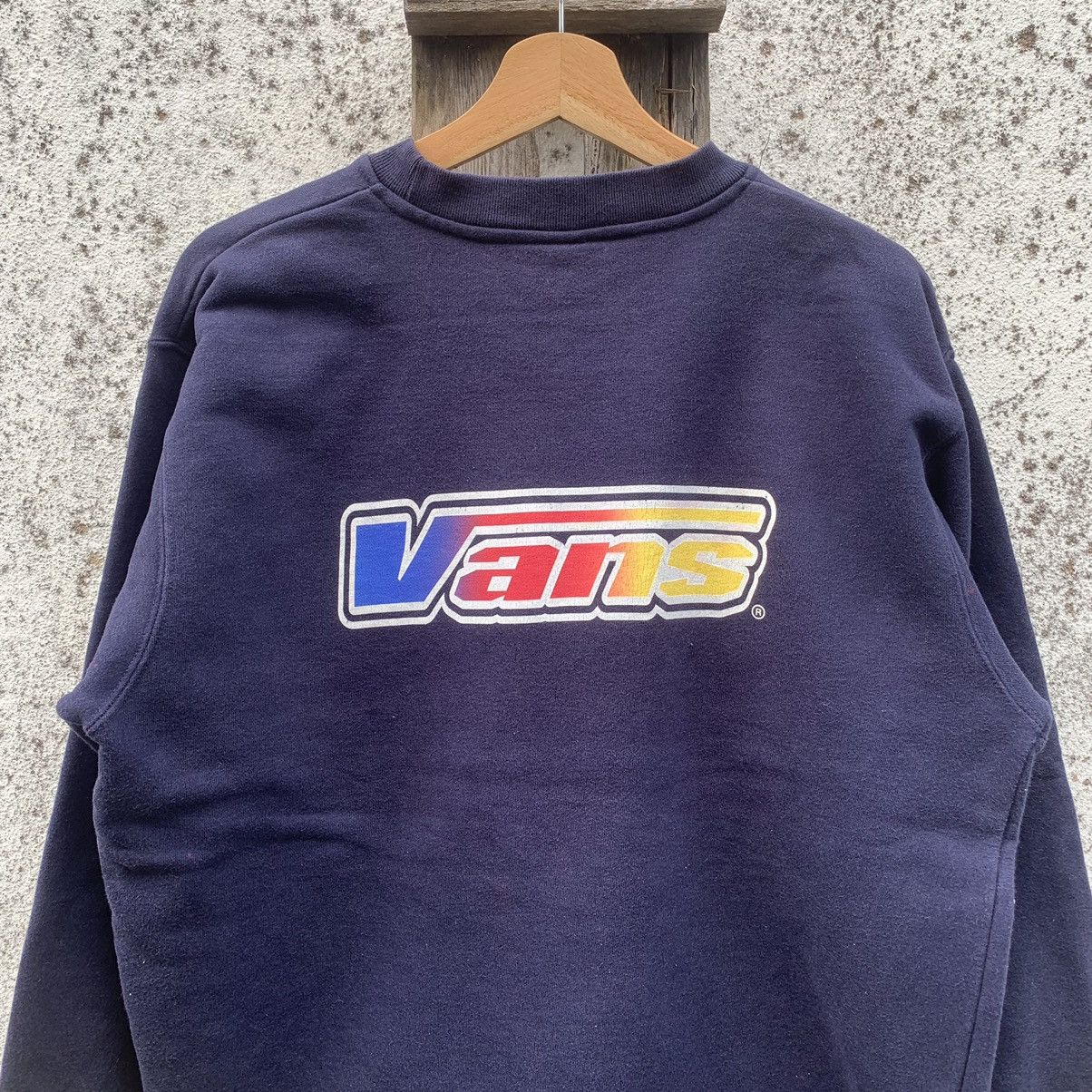 Vans × Vintage Vans Rainbow Crewneck Sweater Streetwear FadedSkate Pullover Size US M / EU 48-50 / 2 - 12 Thumbnail