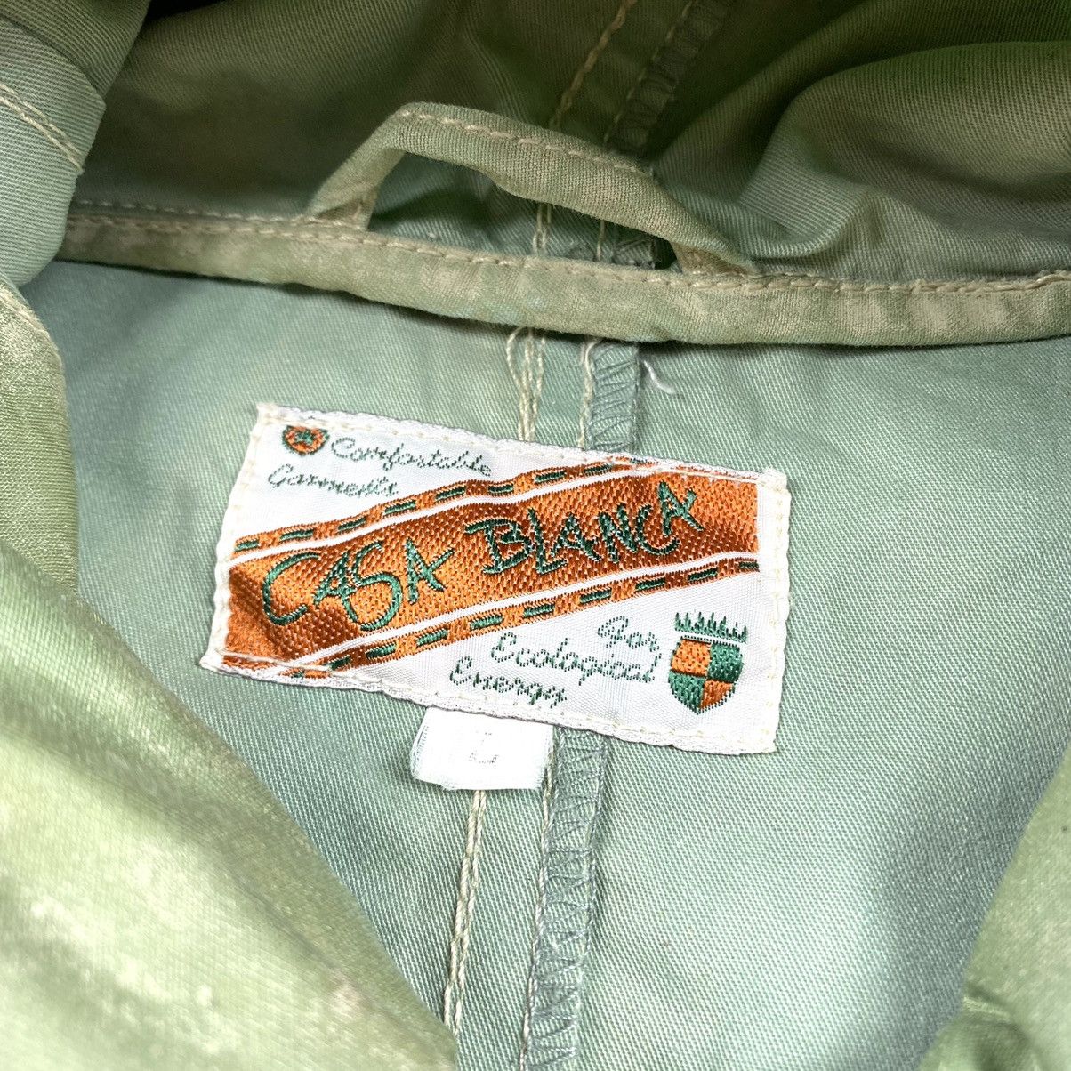 Casablanca Rare! Vintage Casablanca Faded Jacket Archival Clothing Size US L / EU 52-54 / 3 - 15 Thumbnail