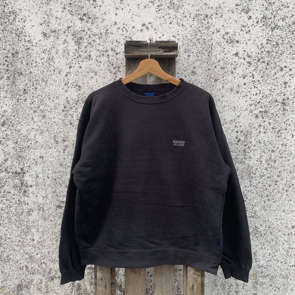 Japanese Brand × Kenzo × Vintage ACCEPT OFFERS 📌 Kenzo Jeans Embroidery Baggy Faded Sweater Size US L / EU 52-54 / 3 - 2 Thumbnail
