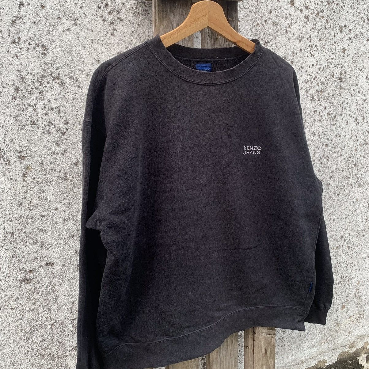 Japanese Brand × Kenzo × Vintage ACCEPT OFFERS 📌 Kenzo Jeans Embroidery Baggy Faded Sweater Size US L / EU 52-54 / 3 - 3 Thumbnail