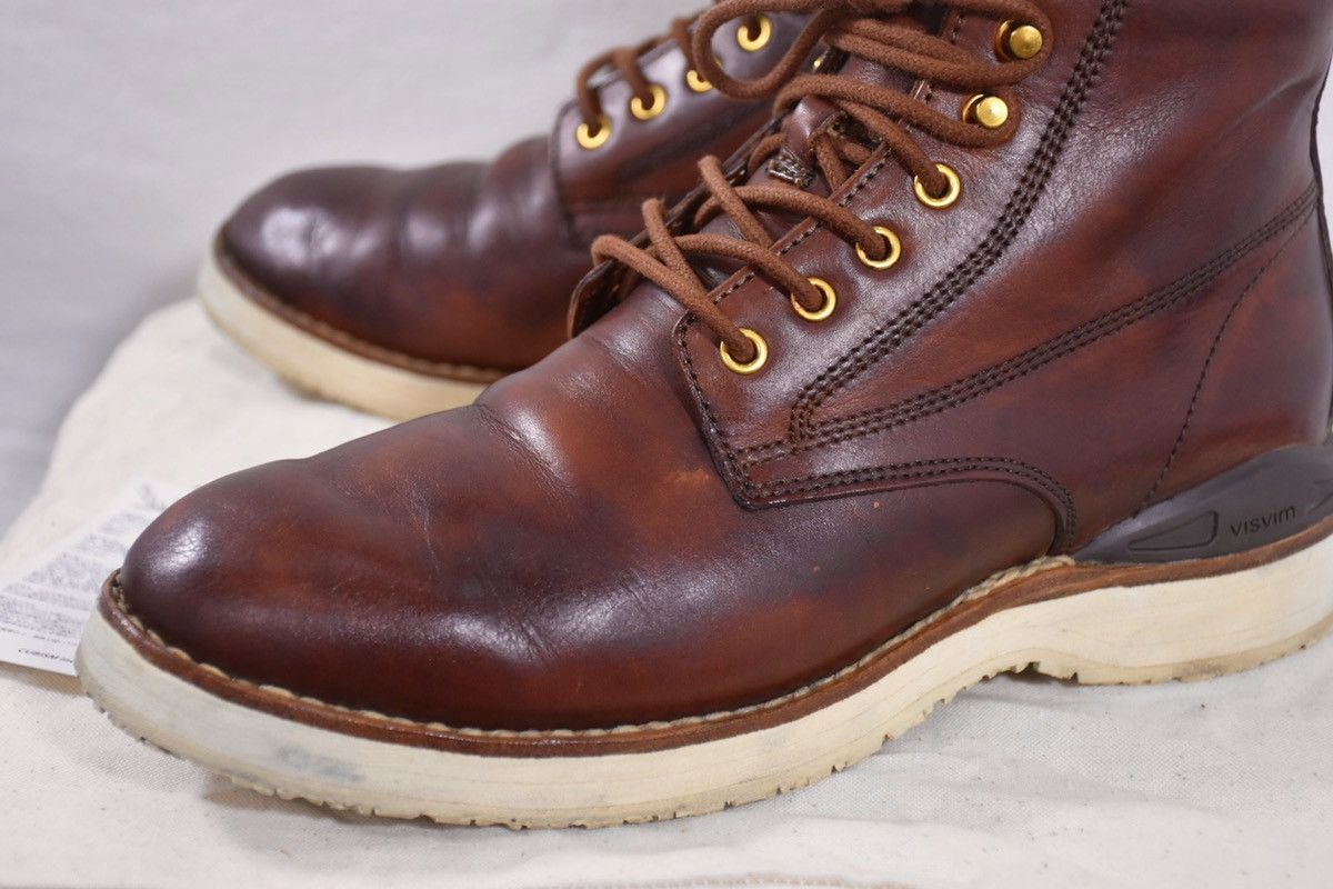 Visvim Visvim 19aw Virgil Boots-folk M8 Burgundy | Grailed