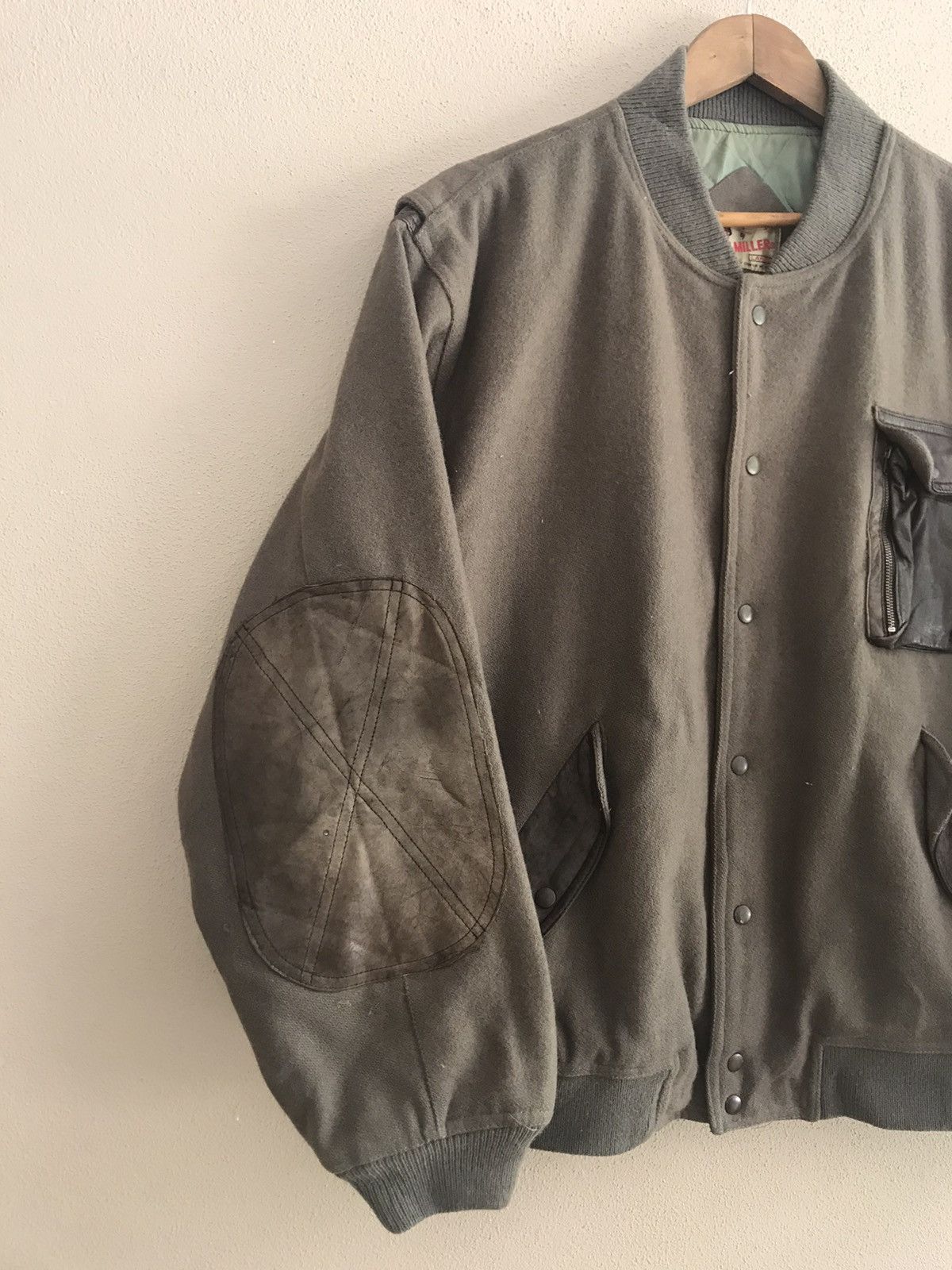 Vintage Miller wool varsity jacket nice design Size US M / EU 48-50 / 2 - 4 Thumbnail