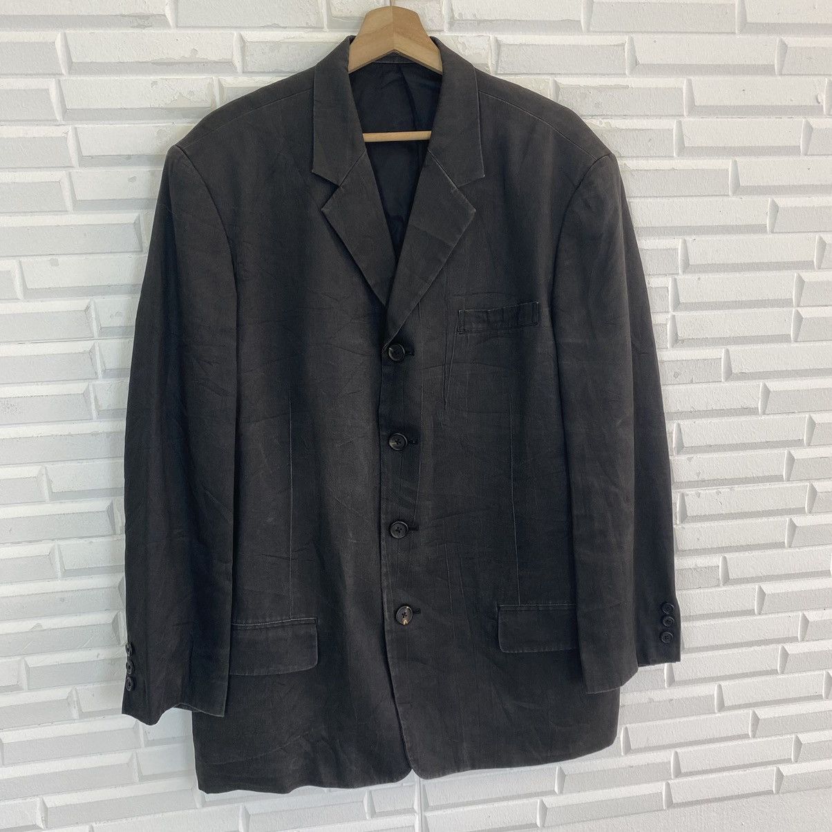 Yohji Yamamoto YS FOR MEN COTTON BLAZER JACKET SZ M Size US M / EU 48-50 / 2 - 3 Thumbnail