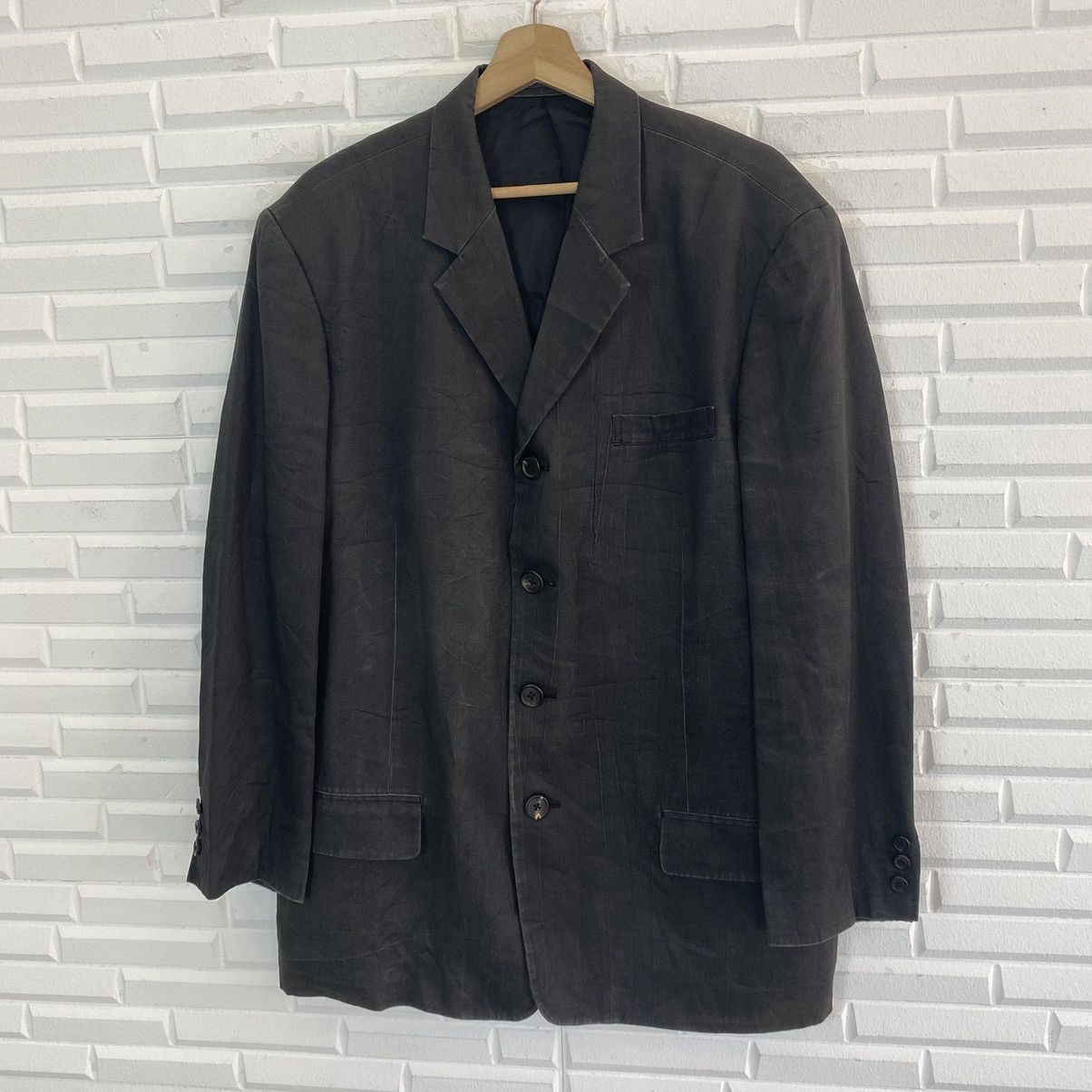 Yohji Yamamoto YS FOR MEN COTTON BLAZER JACKET SZ M Size US M / EU 48-50 / 2 - 4 Thumbnail