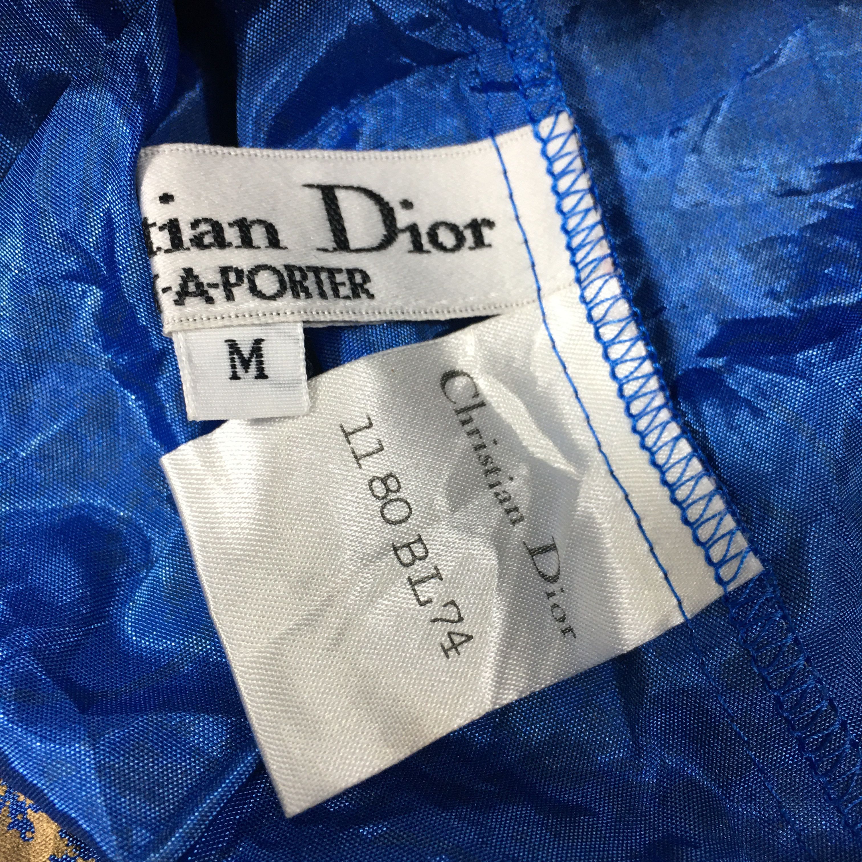 Christian Dior Monsieur × Dior CHRISTIAN DIOR Paris Pret-A-Porter Blouse Shirt Designer Size M / US 6-8 / IT 42-44 - 5 Thumbnail