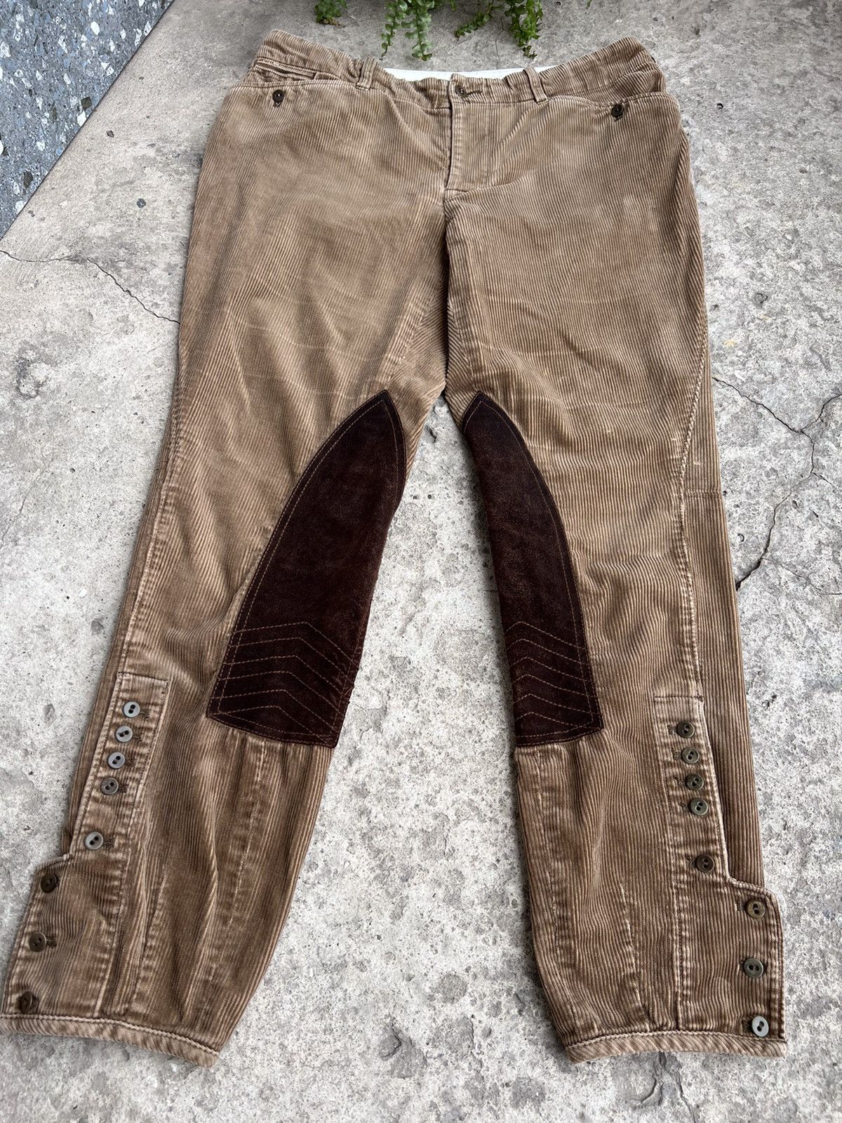 Polo Ralph Lauren × Vintage vintage Polo Ralph Lauren suede pants cowboy style corduroy Size 30" / US 8 / IT 44 - 1 Thumbnail
