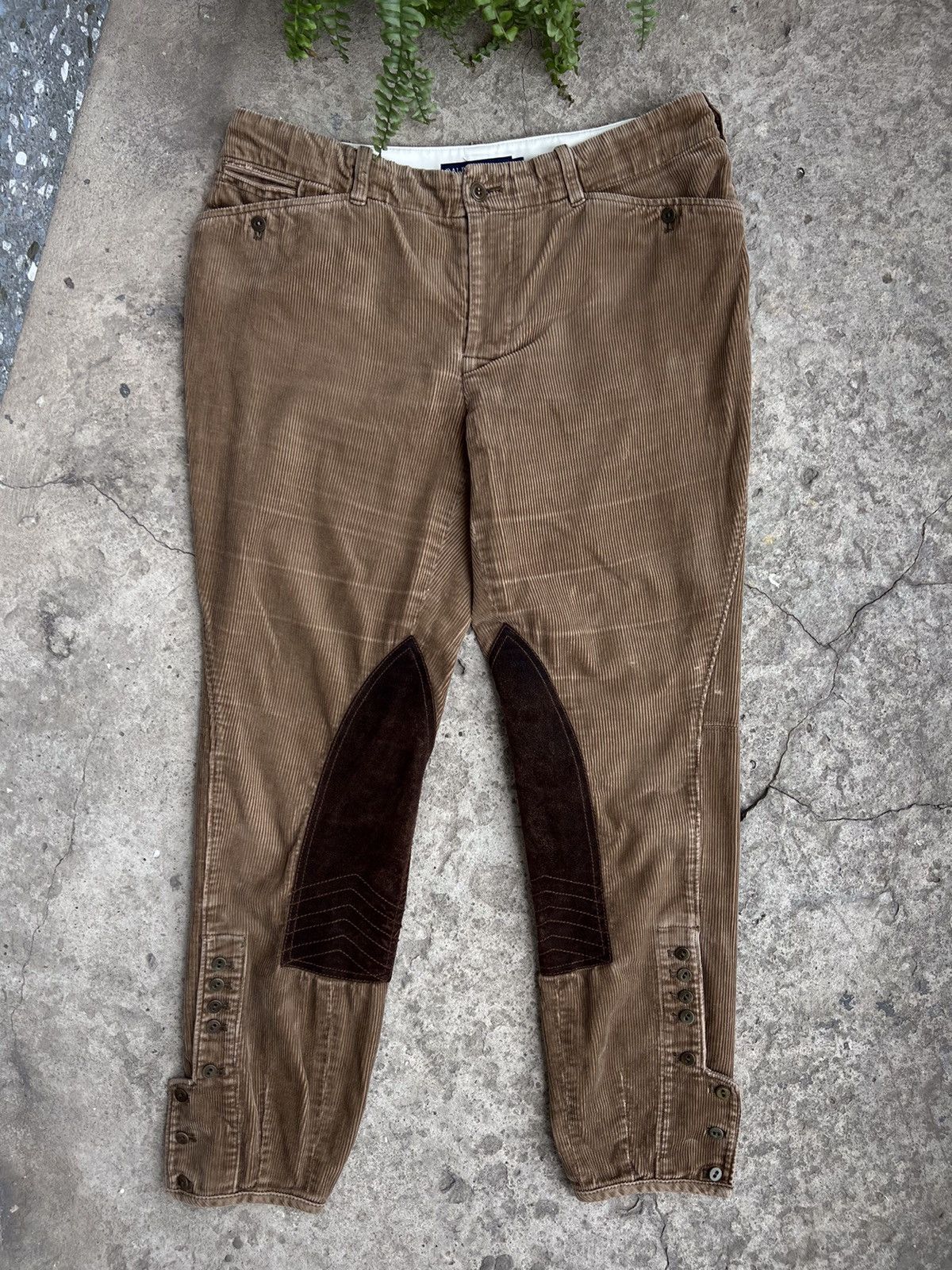 Polo Ralph Lauren × Vintage vintage Polo Ralph Lauren suede pants cowboy style corduroy Size 30" / US 8 / IT 44 - 2 Thumbnail