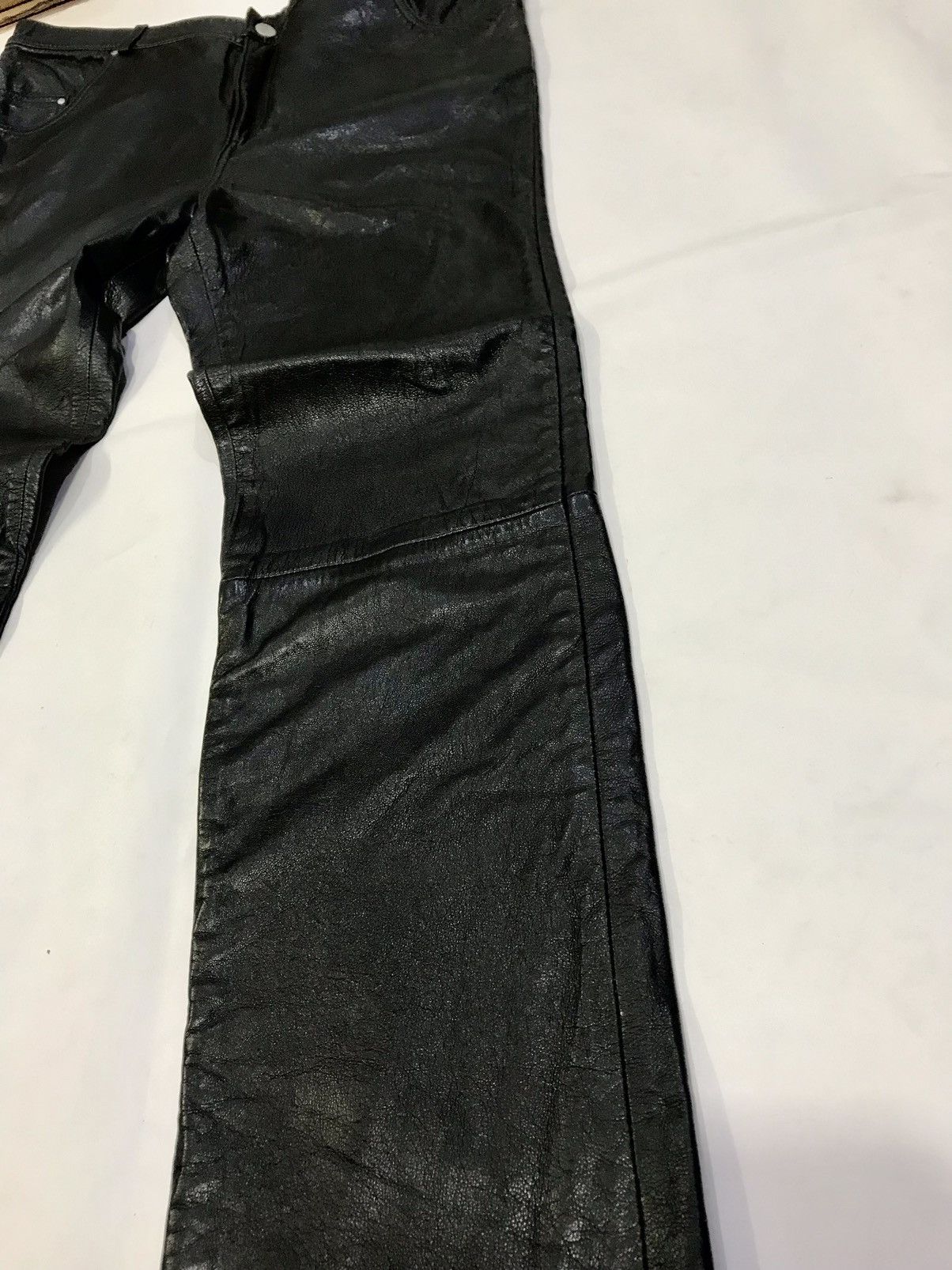 LAMARQUE Lamarque black leather pant Size US 32 / EU 48 - 2 Thumbnail