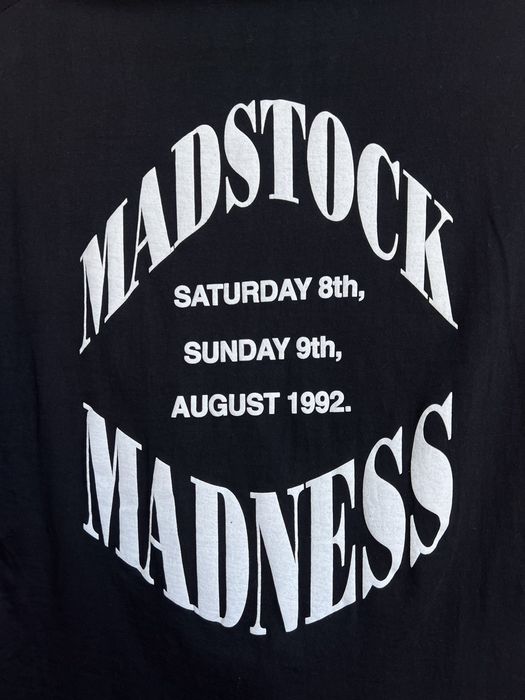 Vintage RARE 1992 Madness Madstock Tour T Shirt brit pop | Grailed