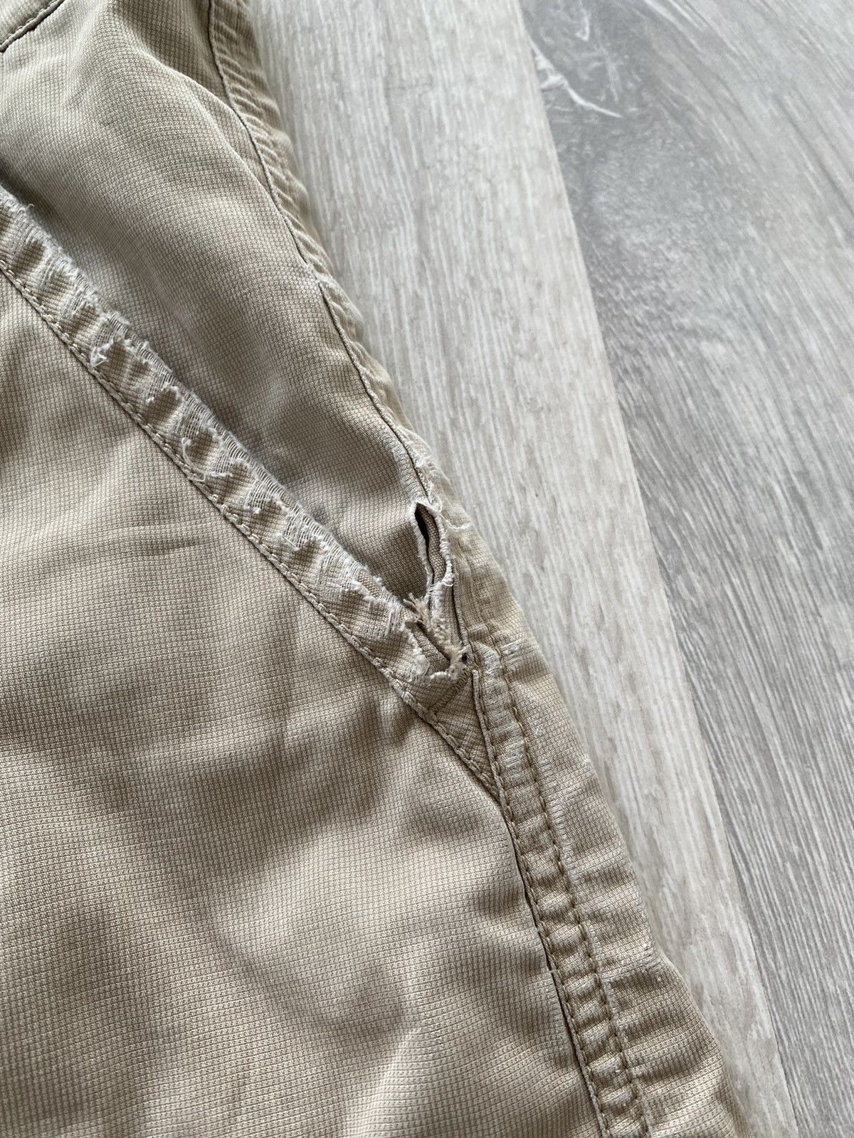Nike × Vintage Nike vintage brown shorts cargo small swoosh ACG style Size US 34 / EU 50 - 6 Thumbnail