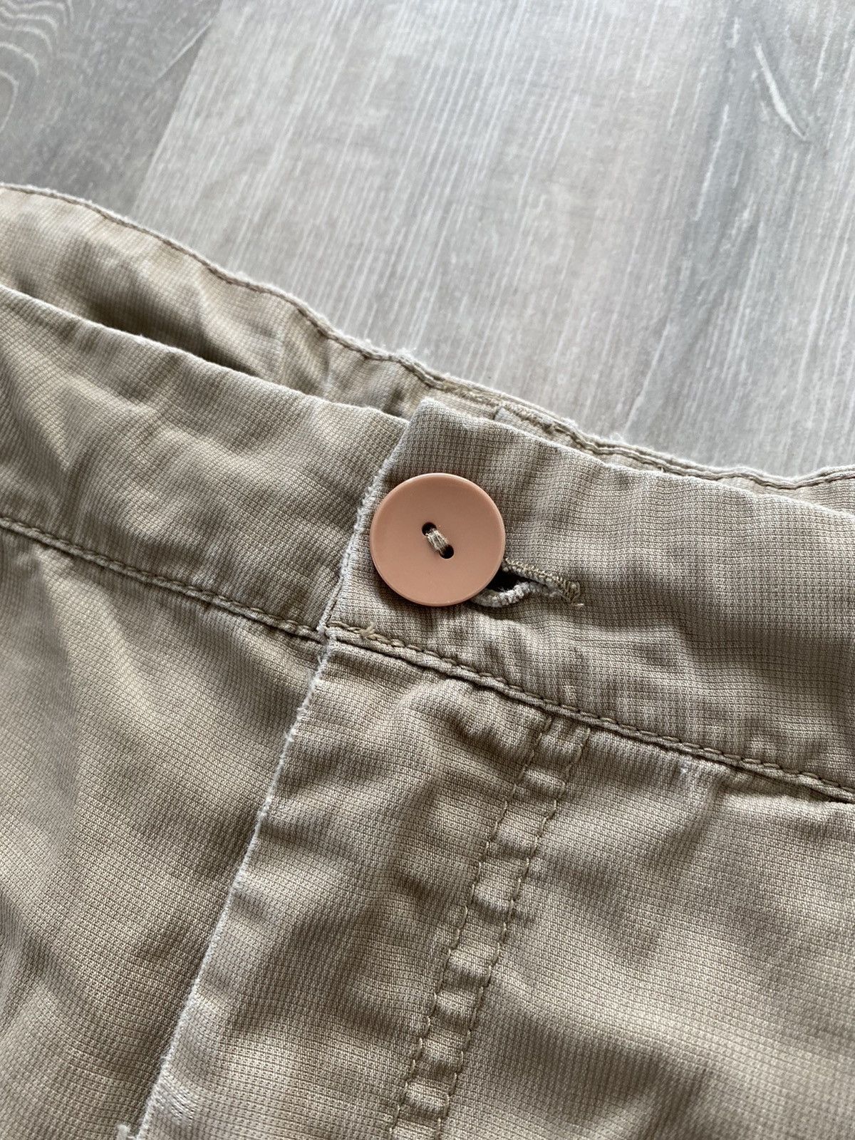Nike × Vintage Nike vintage brown shorts cargo small swoosh ACG style Size US 34 / EU 50 - 4 Thumbnail