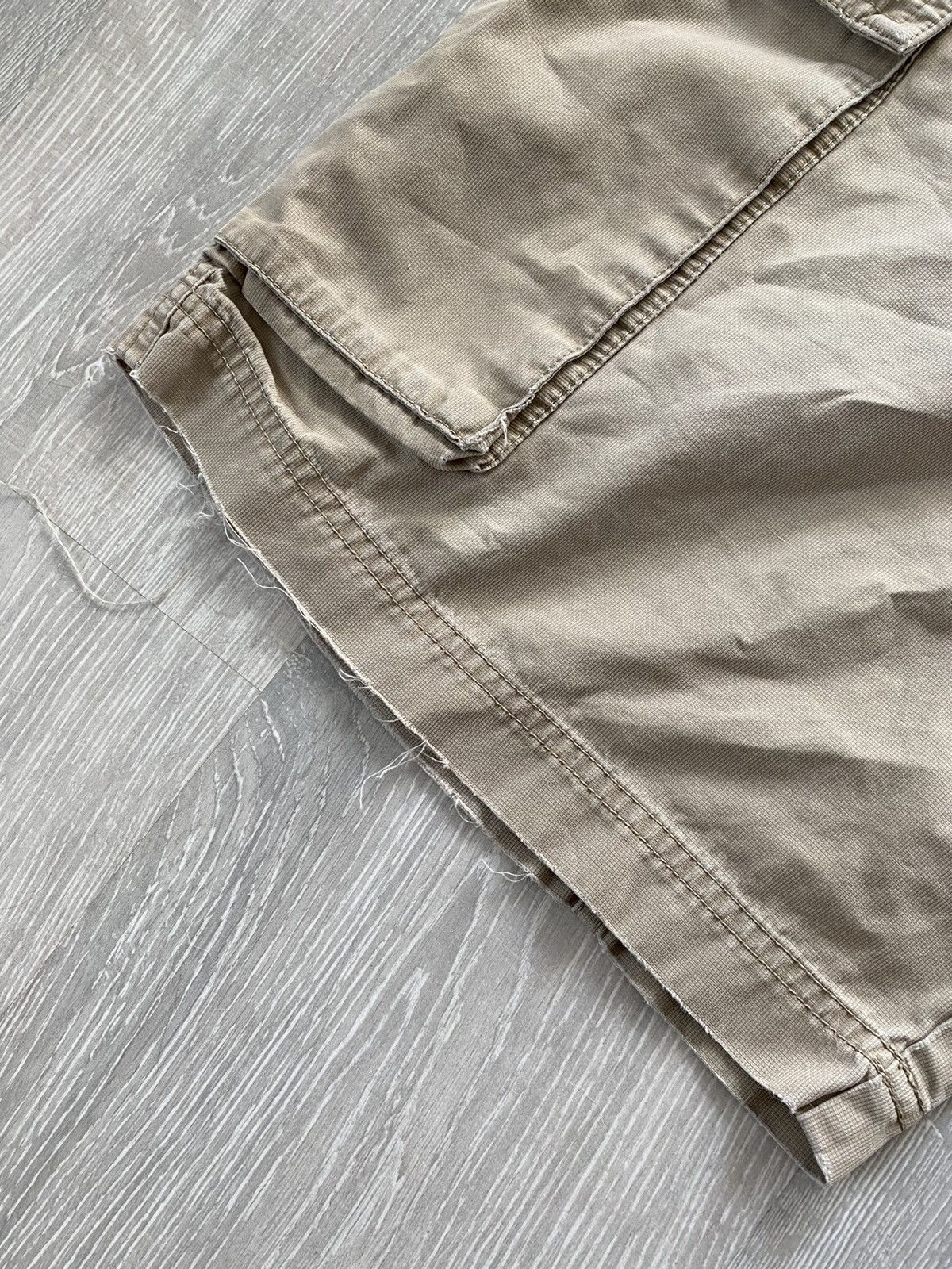 Nike × Vintage Nike vintage brown shorts cargo small swoosh ACG style Size US 34 / EU 50 - 8 Thumbnail