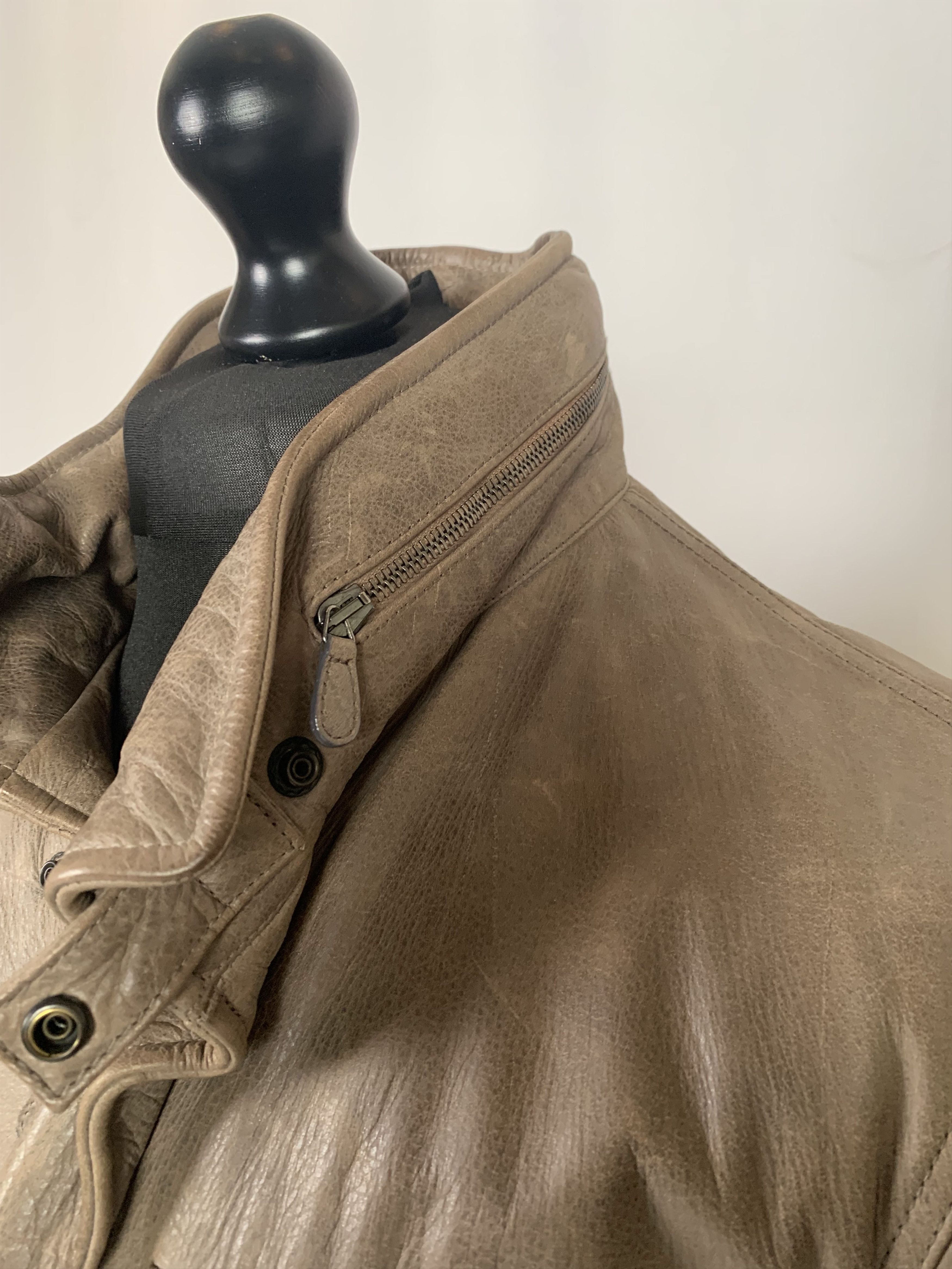 Alexander McQueen Alexander McQueen Leather Utility Jacket Size US M / EU 48-50 / 2 - 7 Thumbnail