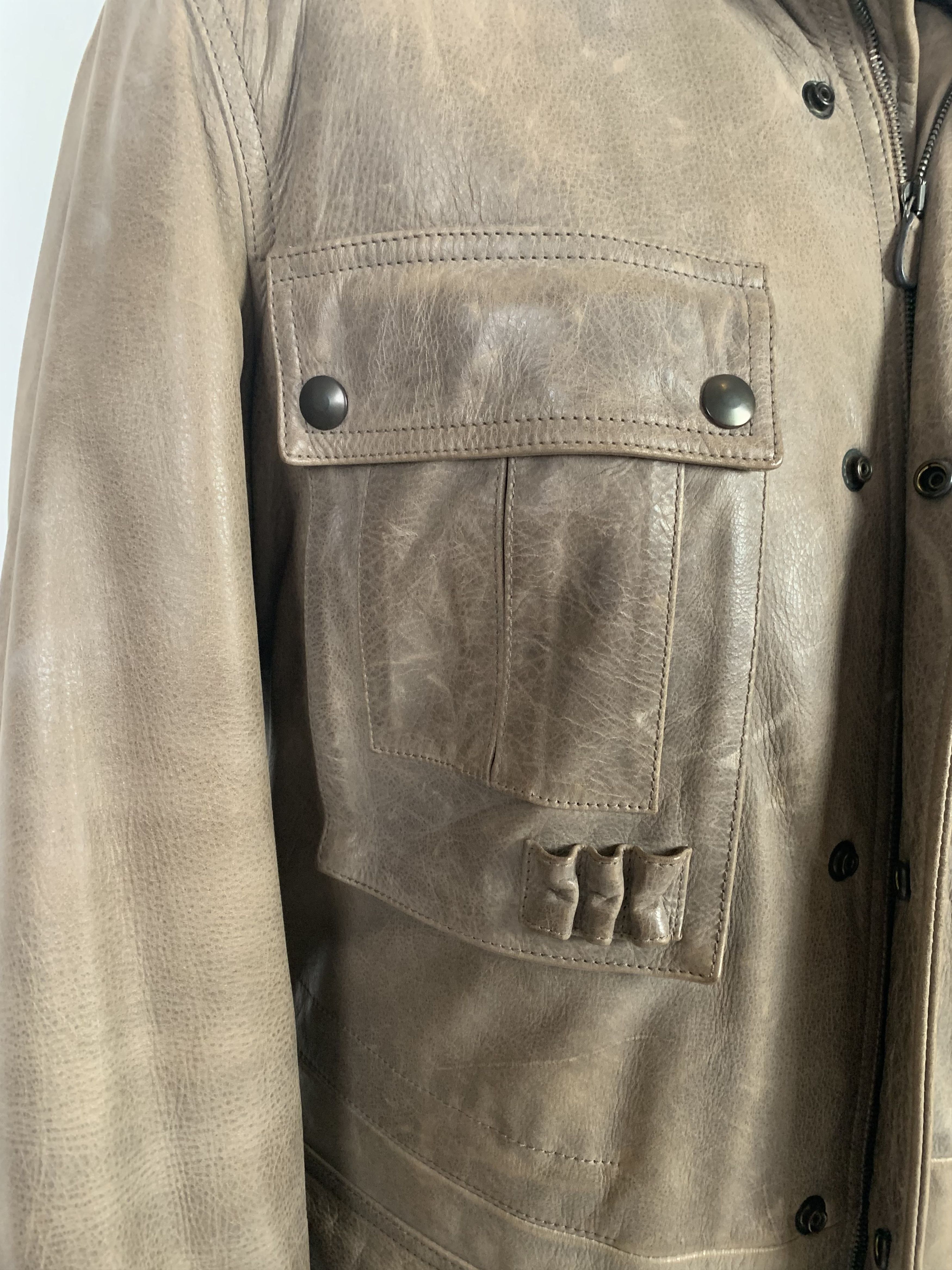 Alexander McQueen Alexander McQueen Leather Utility Jacket Size US M / EU 48-50 / 2 - 5 Thumbnail