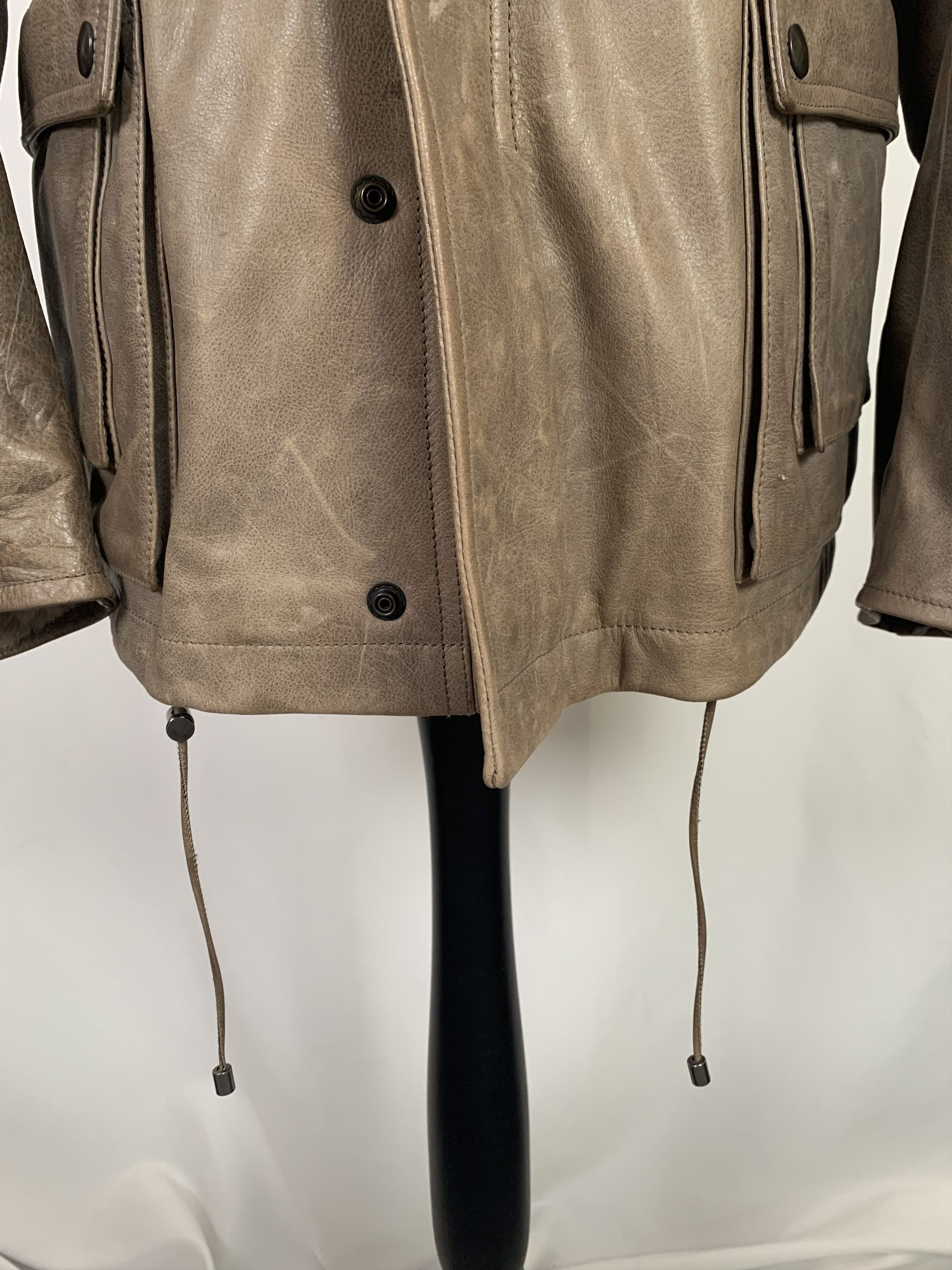Alexander McQueen Alexander McQueen Leather Utility Jacket Size US M / EU 48-50 / 2 - 8 Thumbnail