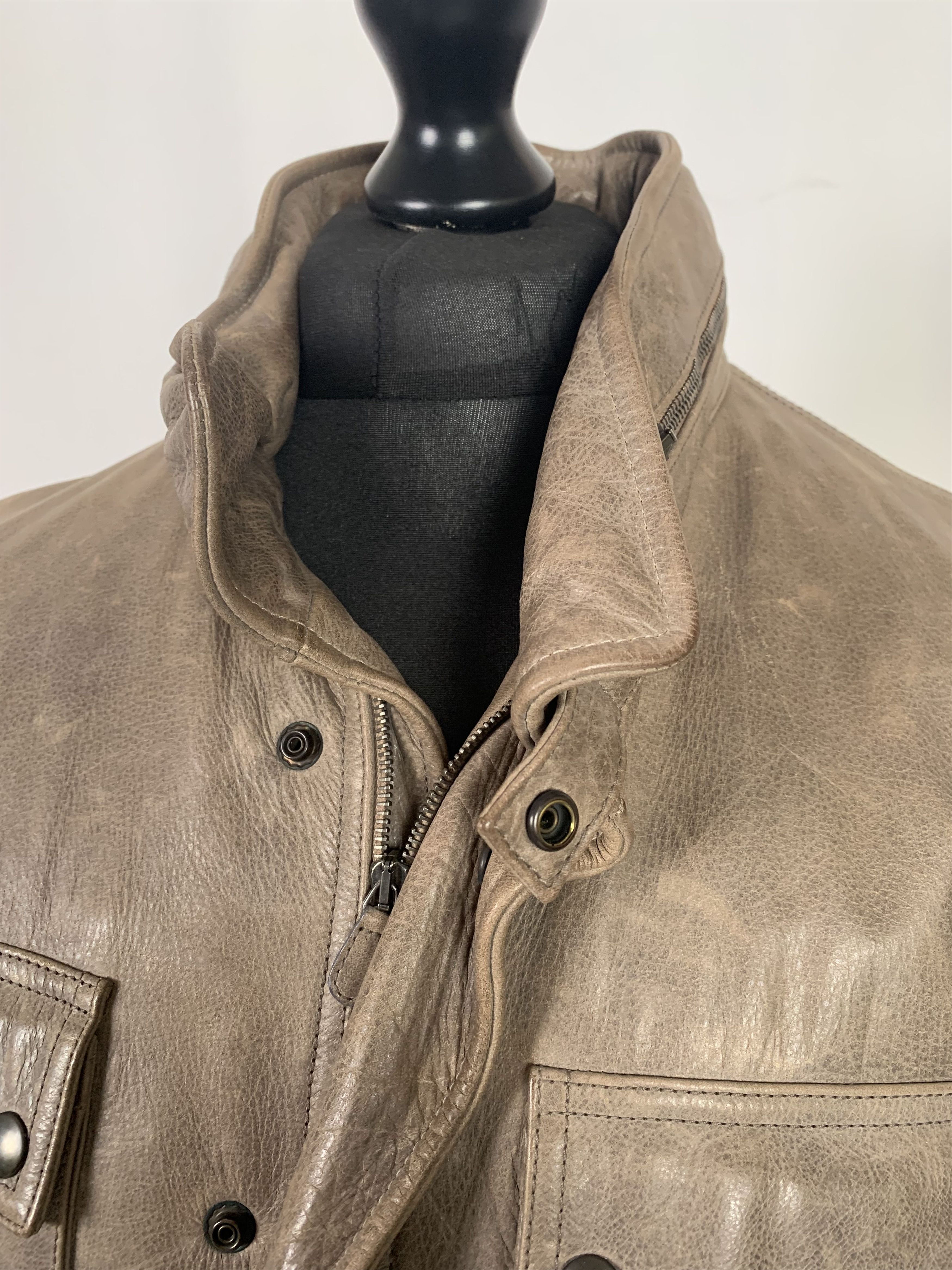 Alexander McQueen Alexander McQueen Leather Utility Jacket Size US M / EU 48-50 / 2 - 6 Thumbnail