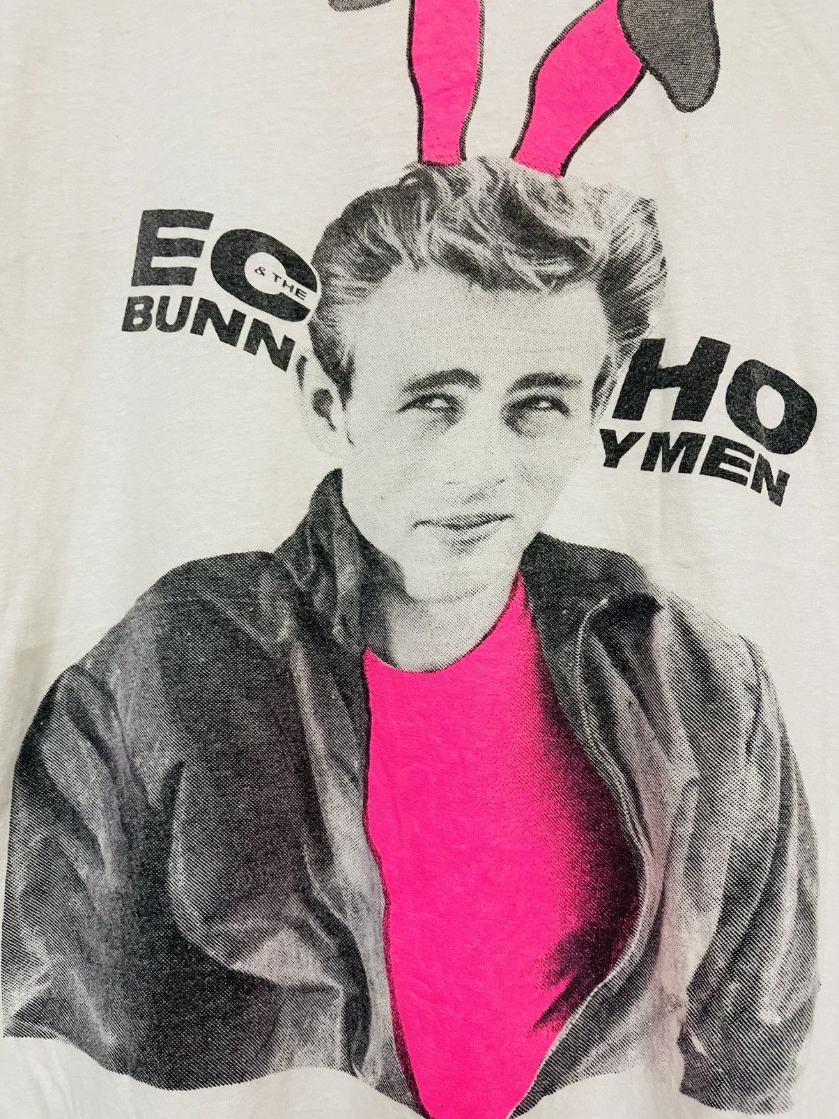 Vintage 1984 Echo And The Bunnymen Handprinted Post Punk W1