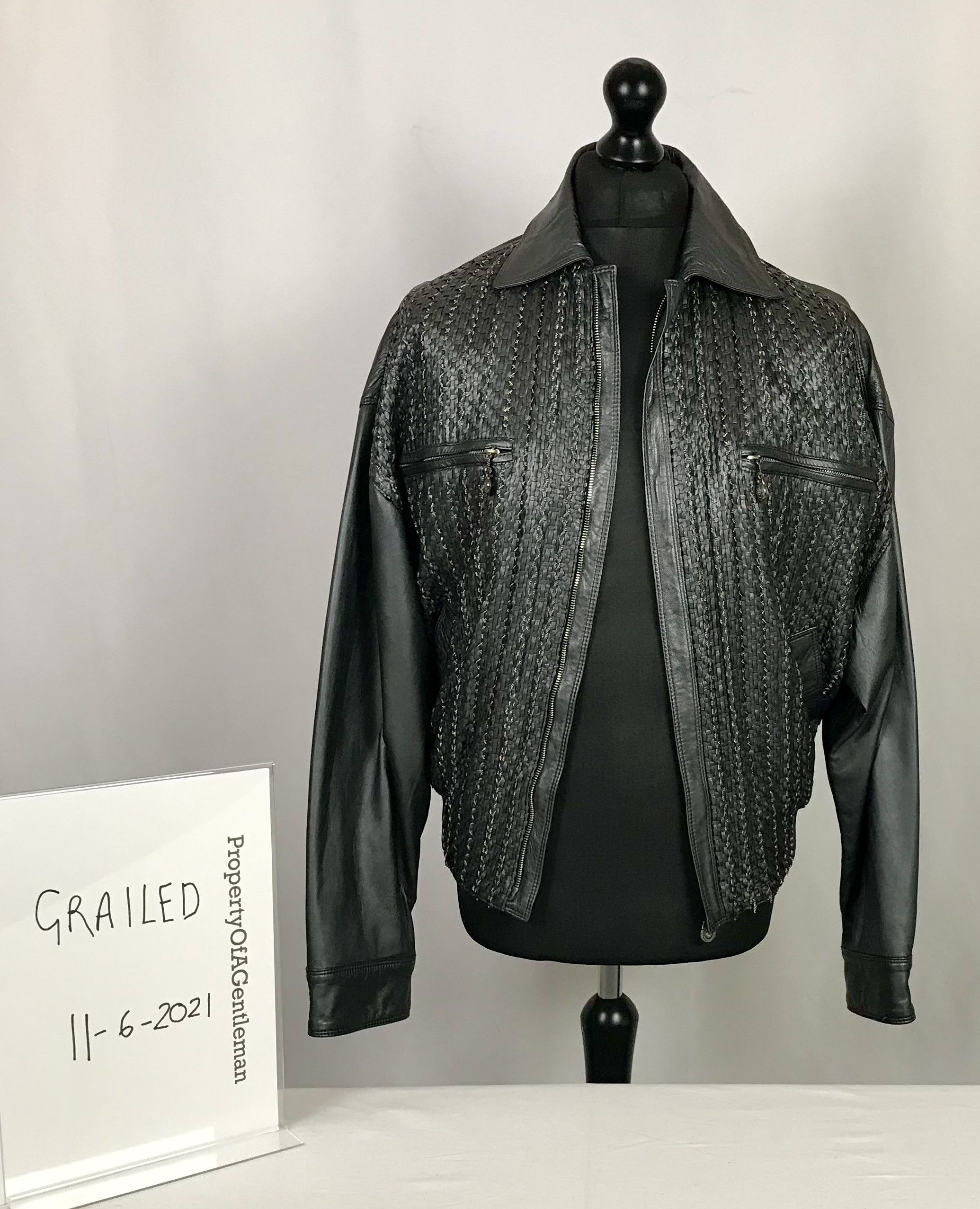 Versace Gianni Versace Vintage Leather Jacket | Grailed