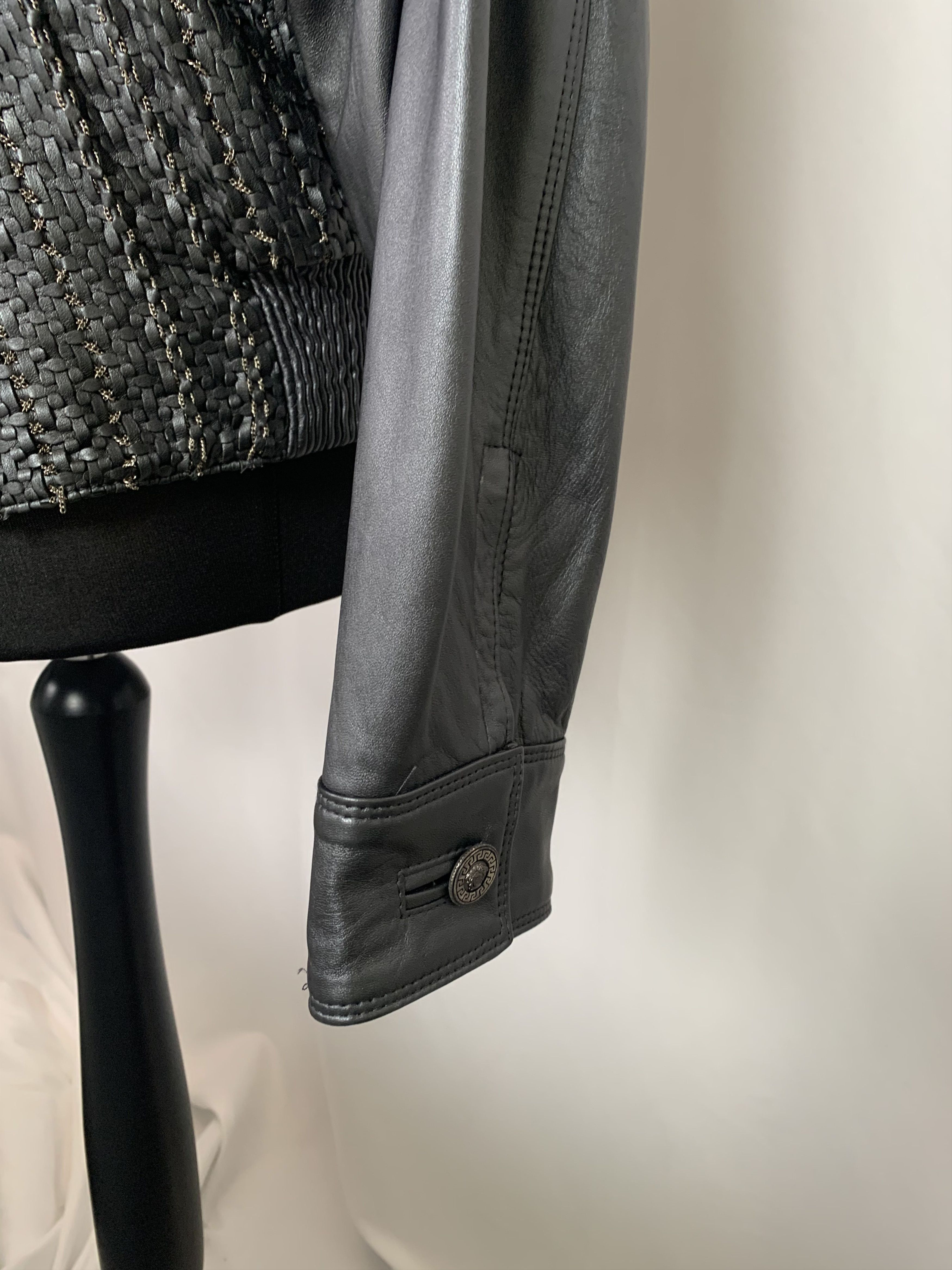 Versace RARE VINTAGE Gianni Versace Leather Jacket Size US L / EU 52-54 / 3 - 9 Thumbnail
