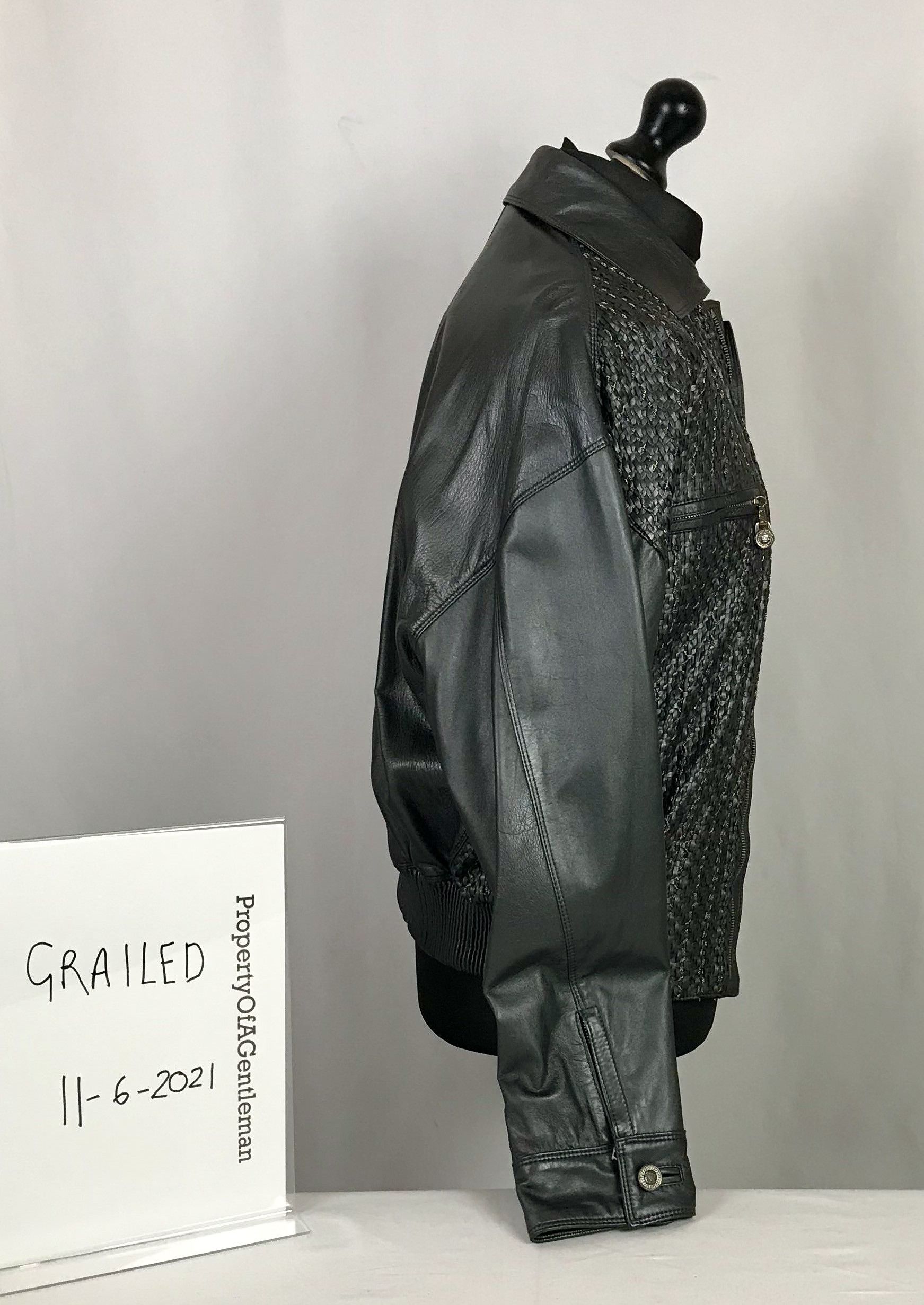 Versace Gianni Versace Vintage Leather Jacket | Grailed