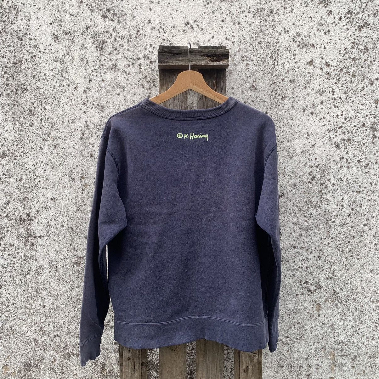 Keith Haring KEITH HARING Crewneck Faded Sweater Arts Pullover Jumper Size US M / EU 48-50 / 2 - 9 Thumbnail