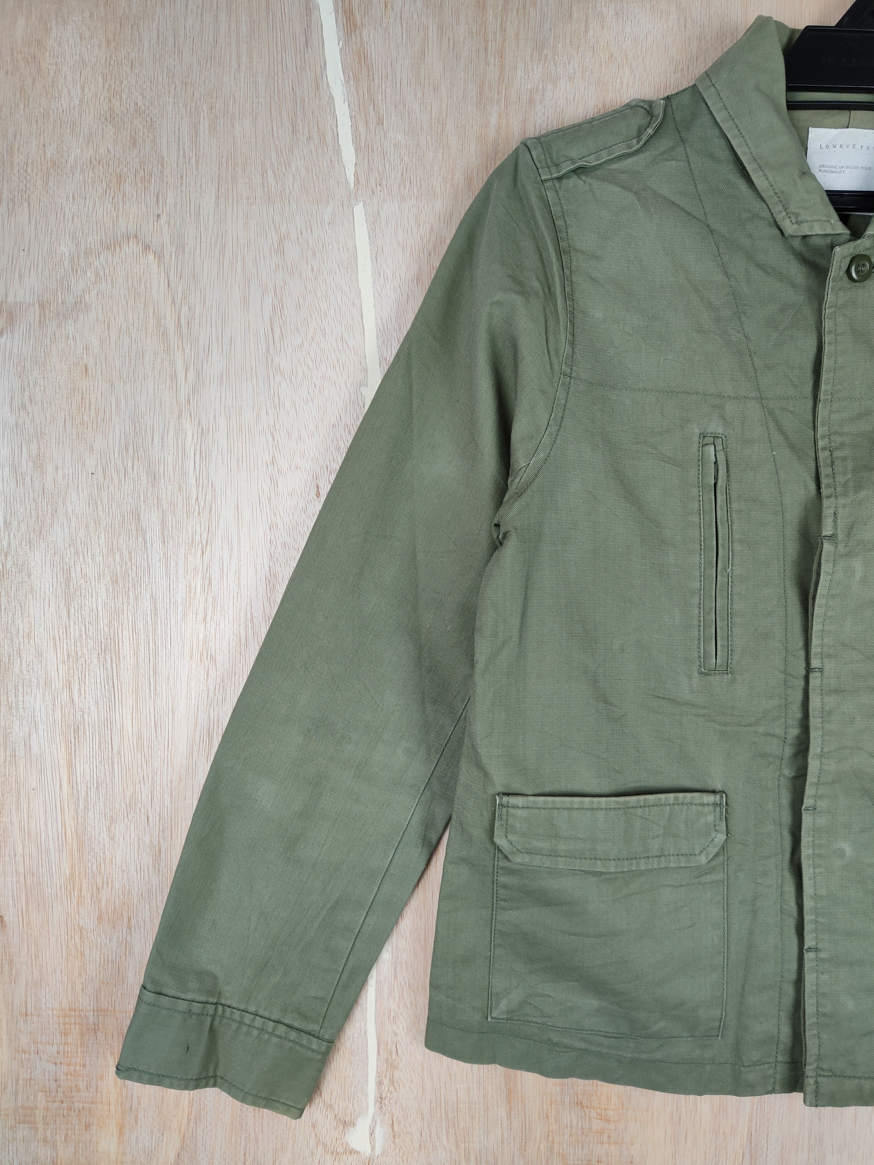 Japanese Brand × LOWRYS FARM Lowrys Farm Green military Jacket #4281 Size M / US 6-8 / IT 42-44 - 5 Thumbnail