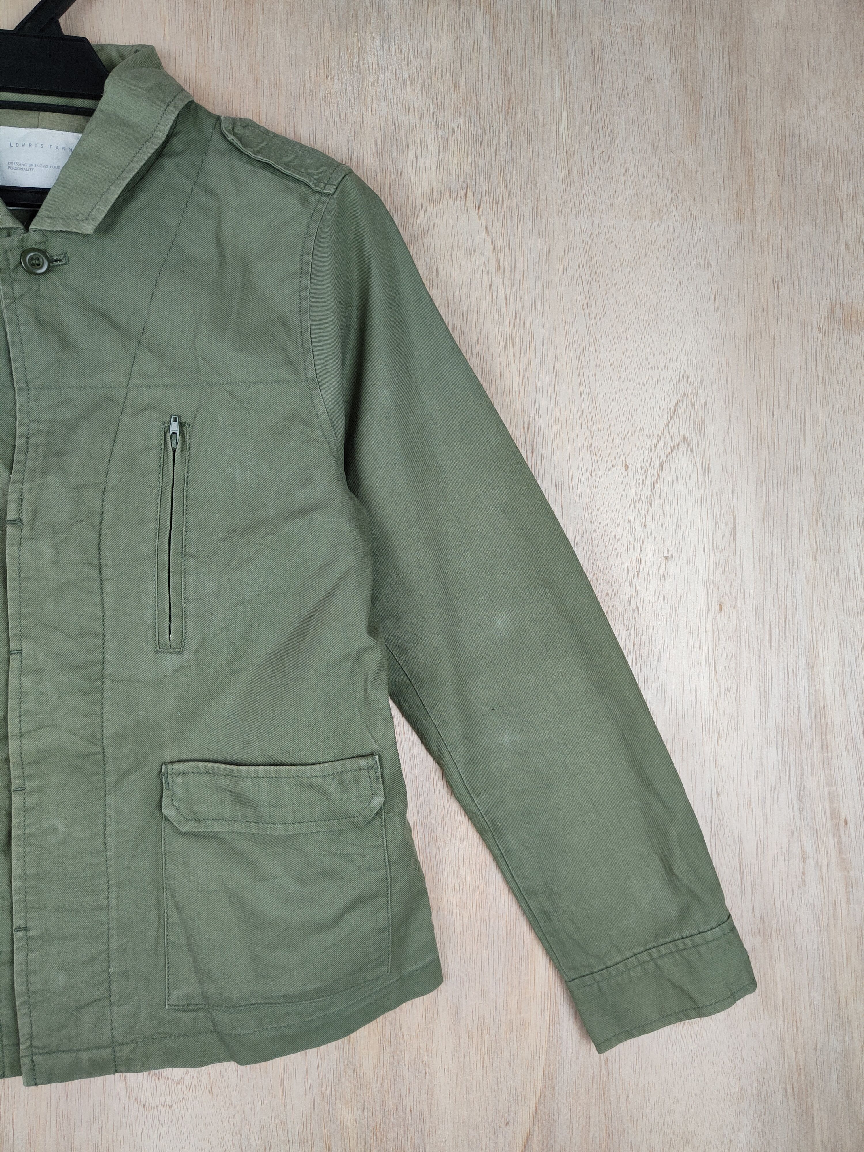 Japanese Brand × LOWRYS FARM Lowrys Farm Green military Jacket #4281 Size M / US 6-8 / IT 42-44 - 6 Thumbnail