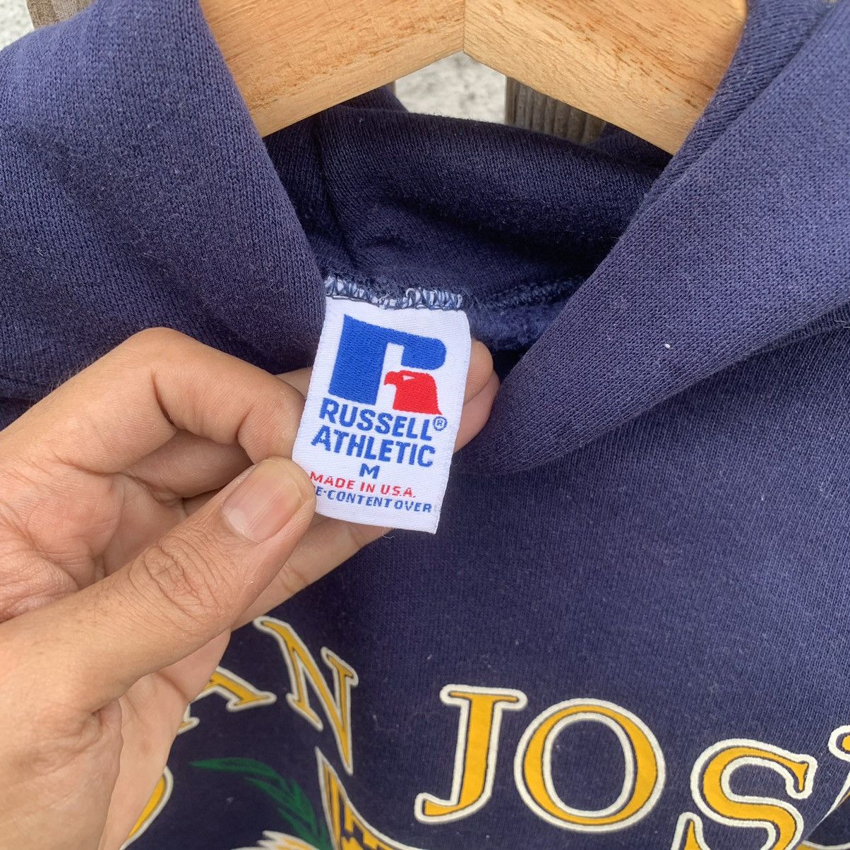 Russell Athletic × Vintage Vintage Russell Athletic San Jose Hoodie Pullover Sweater Size US M / EU 48-50 / 2 - 6 Thumbnail