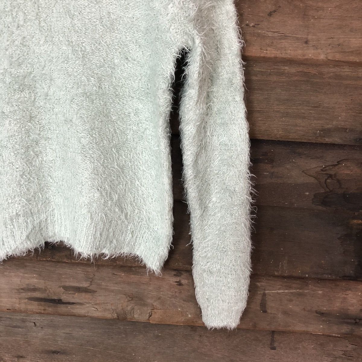 Homespun Knitwear × Japanese Brand Earth Shag Shaggy Fur Mohair Knitwear #7036 Size S / US 4 / IT 40 - 5 Thumbnail