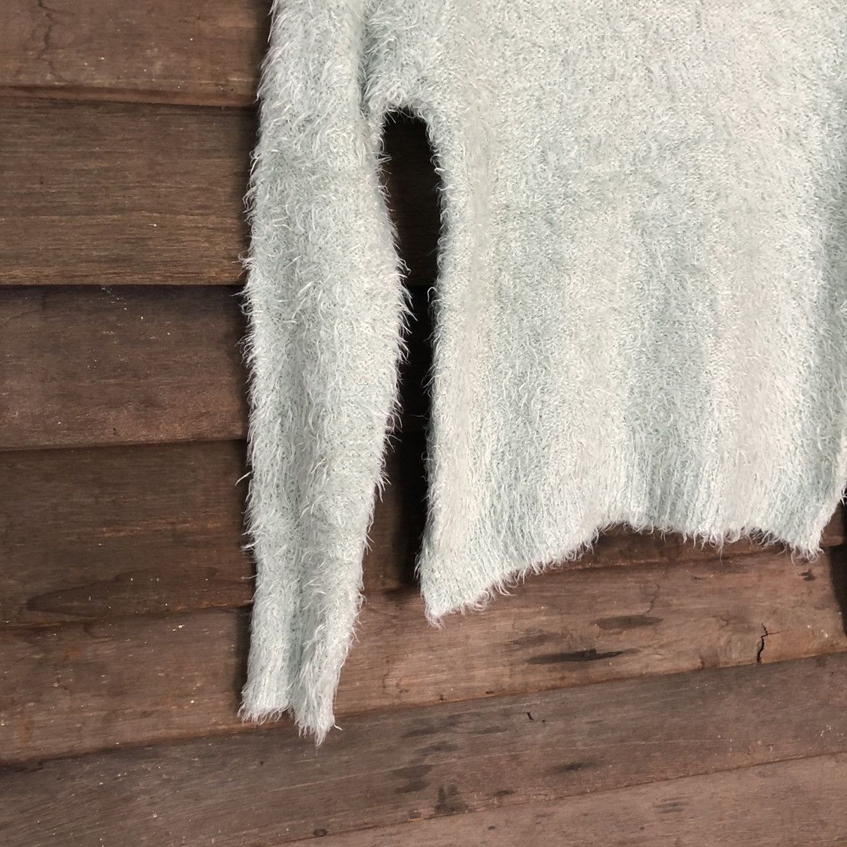 Homespun Knitwear × Japanese Brand Earth Shag Shaggy Fur Mohair Knitwear #7036 Size S / US 4 / IT 40 - 4 Thumbnail