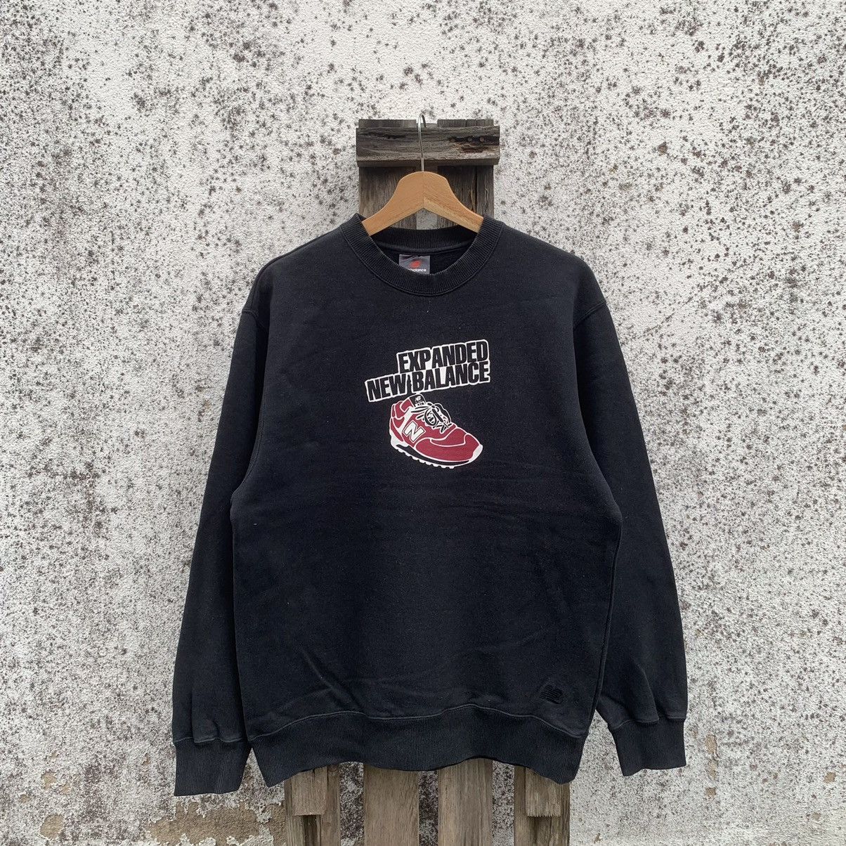New Balance × Vintage Vintage NB Crewneck New Balance Sweater Pullover Jumper Size US L / EU 52-54 / 3 - 1 Thumbnail