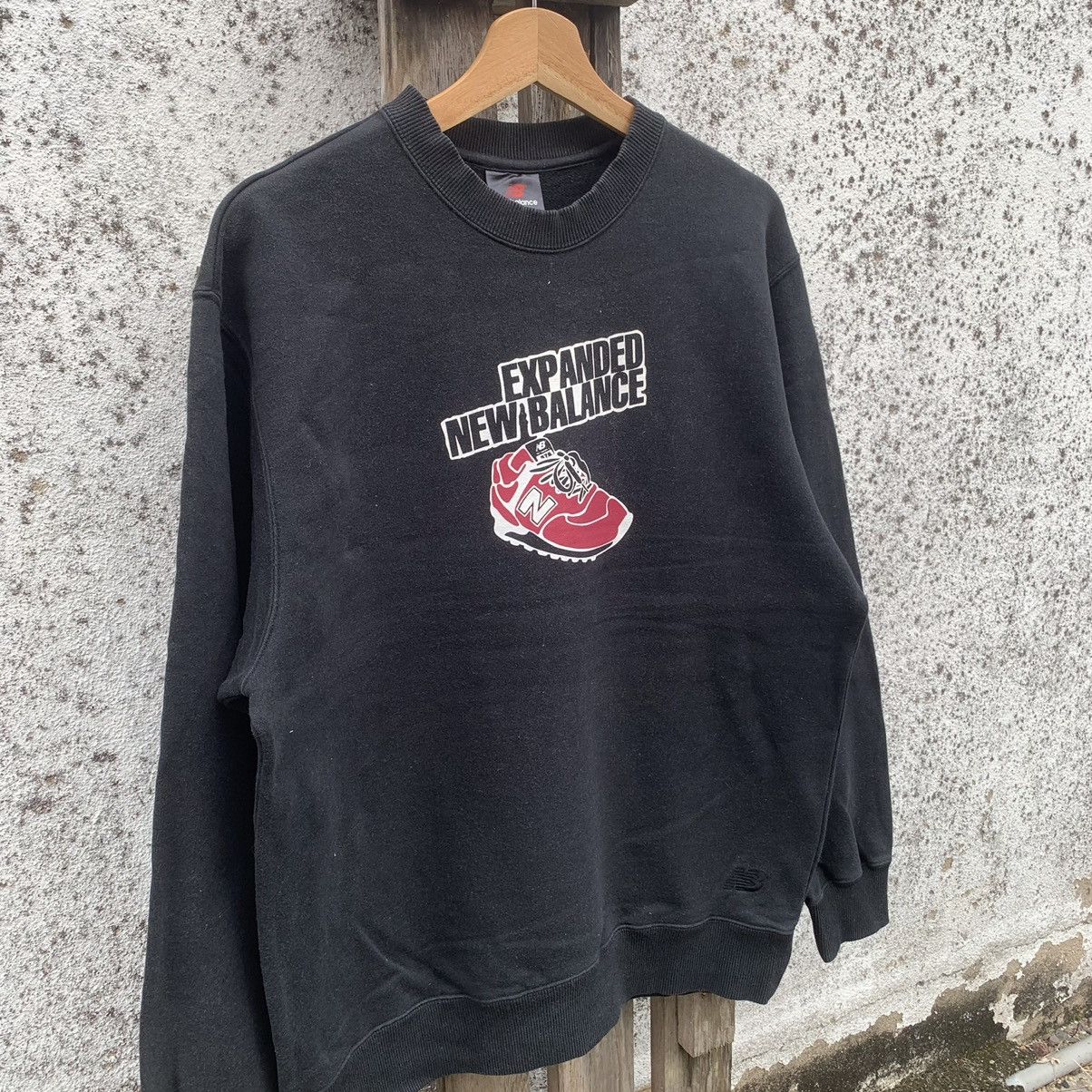 New Balance × Vintage Vintage NB Crewneck New Balance Sweater Pullover Jumper Size US L / EU 52-54 / 3 - 2 Thumbnail