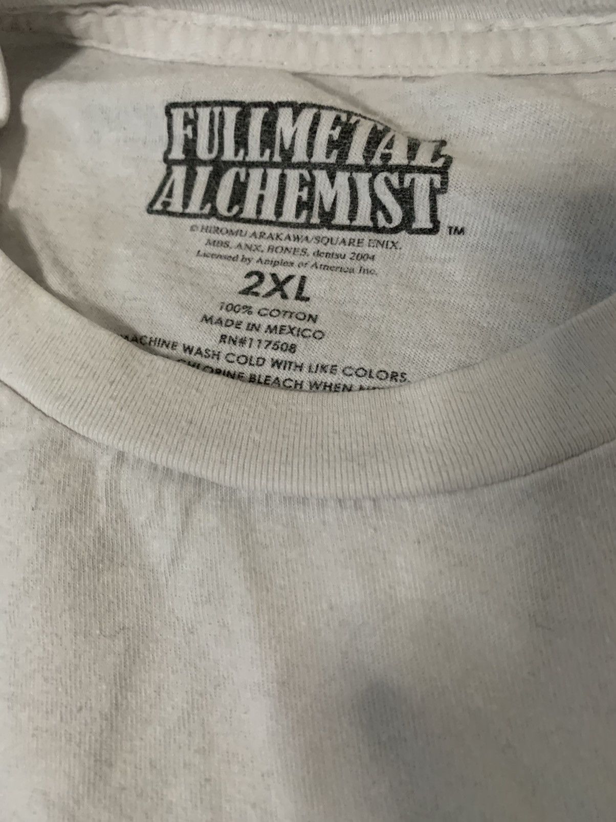 Vintage Vintage Full Metal Alchemist Anime 2004 Original Tee Size US XXL / EU 58 / 5 - 2 Thumbnail