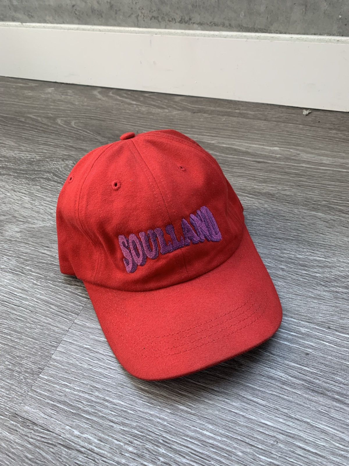Soulland Soulland Red/Purple Layer Logo Hat Size ONE SIZE - 1 Thumbnail