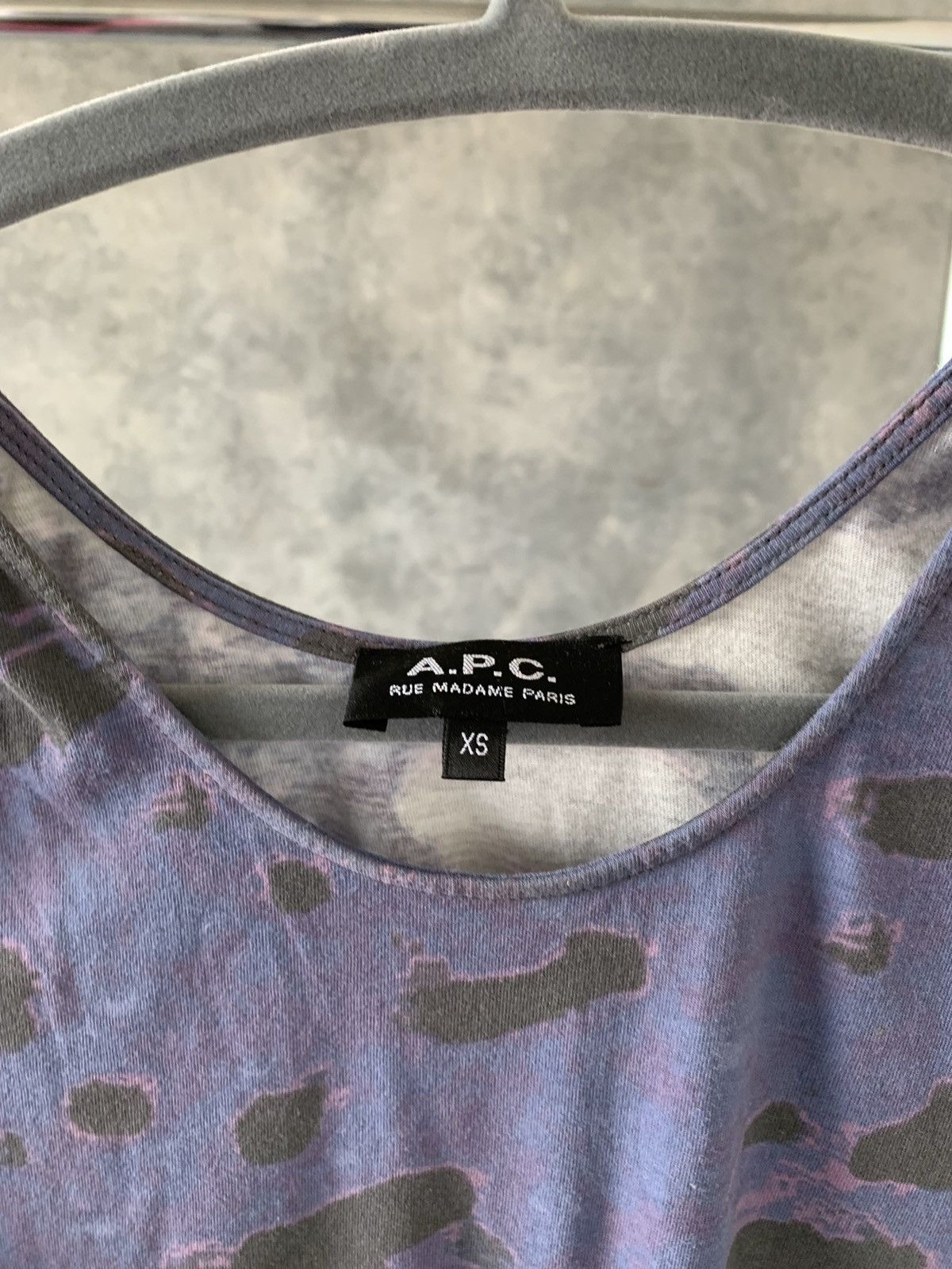 A.P.C. A.P.C. Acid Blue and Purple Tank Top/Dress Size US XS / EU 42 / 0 - 2 Thumbnail