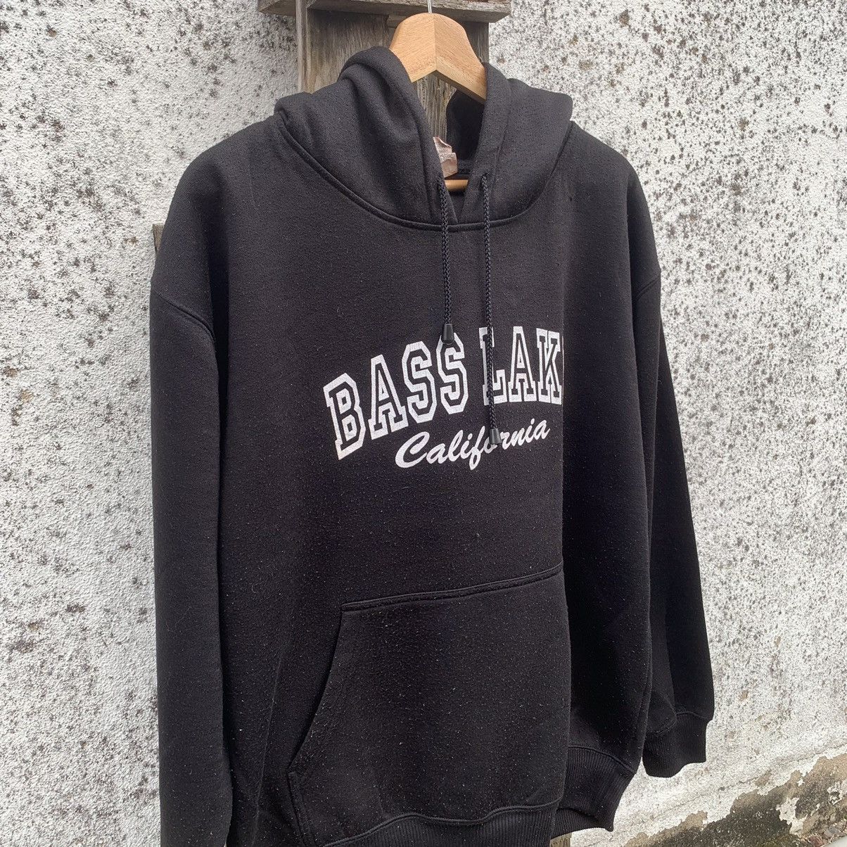 Vintage Bass Lake Hoodie Vintage Sweater Pullover Made in U.S.A Size US L / EU 52-54 / 3 - 2 Thumbnail