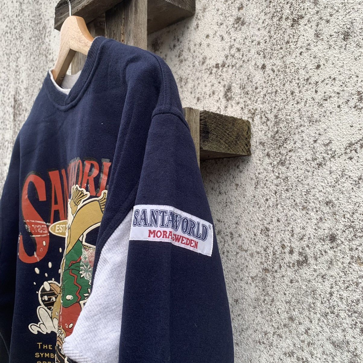 Japanese Brand × Vintage 1984 Vintage Santa World Crewneck Sweater Pullover Jumper Size US L / EU 52-54 / 3 - 5 Thumbnail