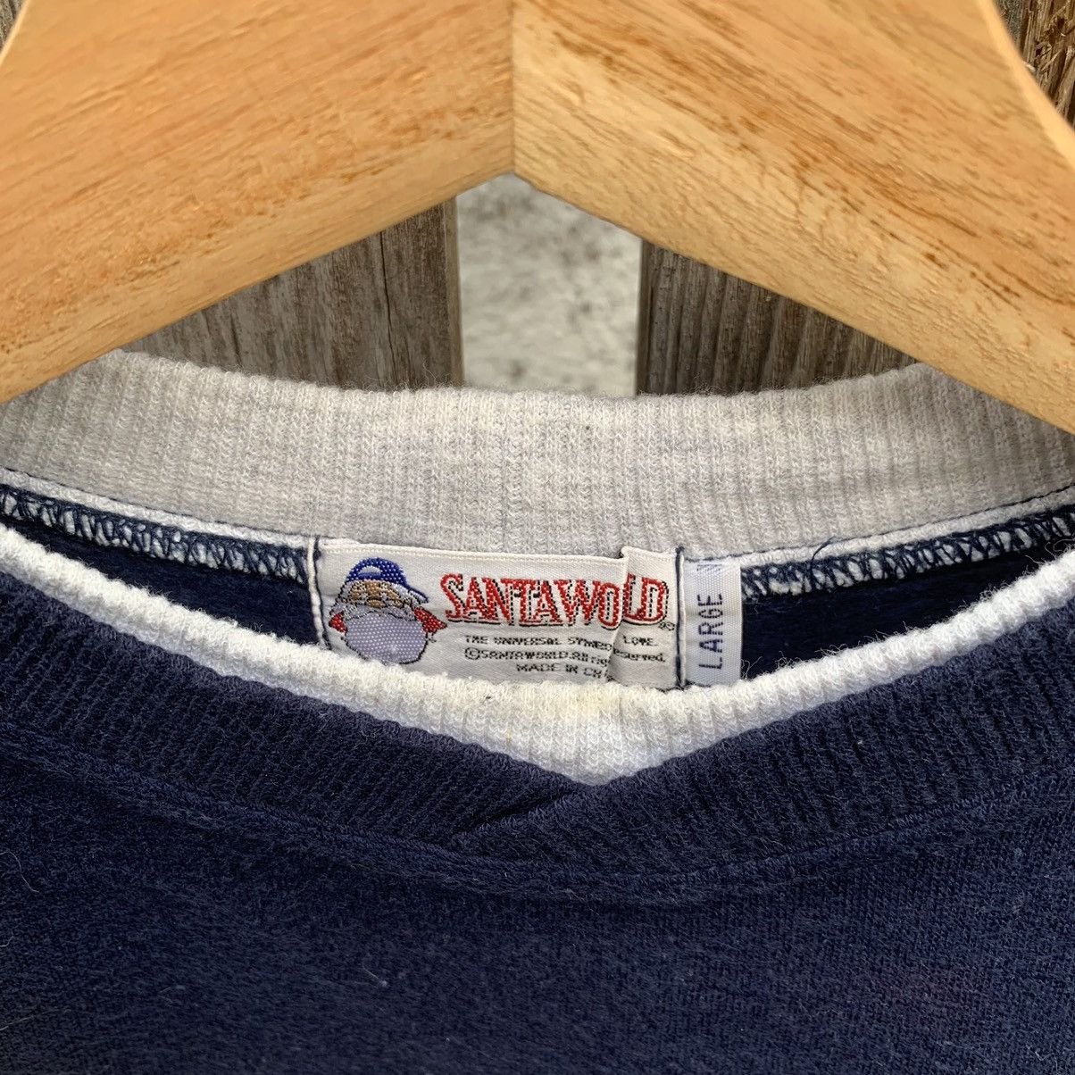 Japanese Brand × Vintage 1984 Vintage Santa World Crewneck Sweater Pullover Jumper Size US L / EU 52-54 / 3 - 7 Thumbnail