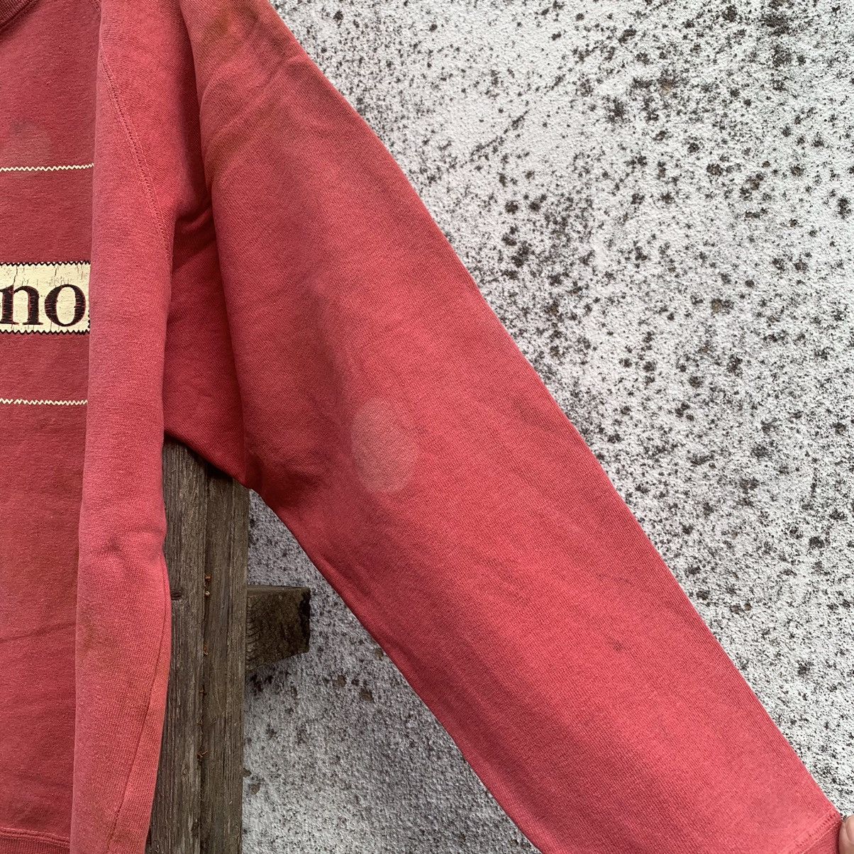 Japanese Brand × Valentino × Vintage 💥 RUSTY DIRTY! Valentino Crewneck Faded Sweater Designer Size US M / EU 48-50 / 2 - 8 Thumbnail