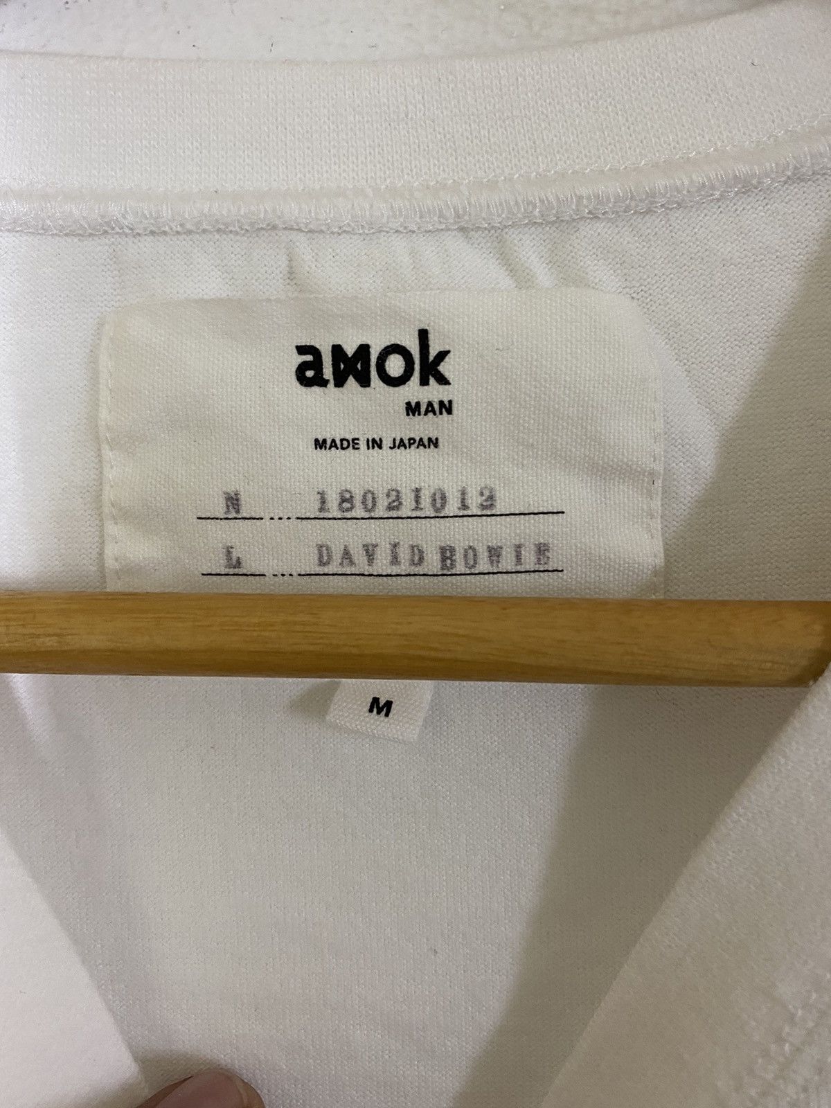Band Tees vintage 00s DAVID BOWIE by amok man made in japan t-shirts Size US M / EU 48-50 / 2 - 6 Thumbnail
