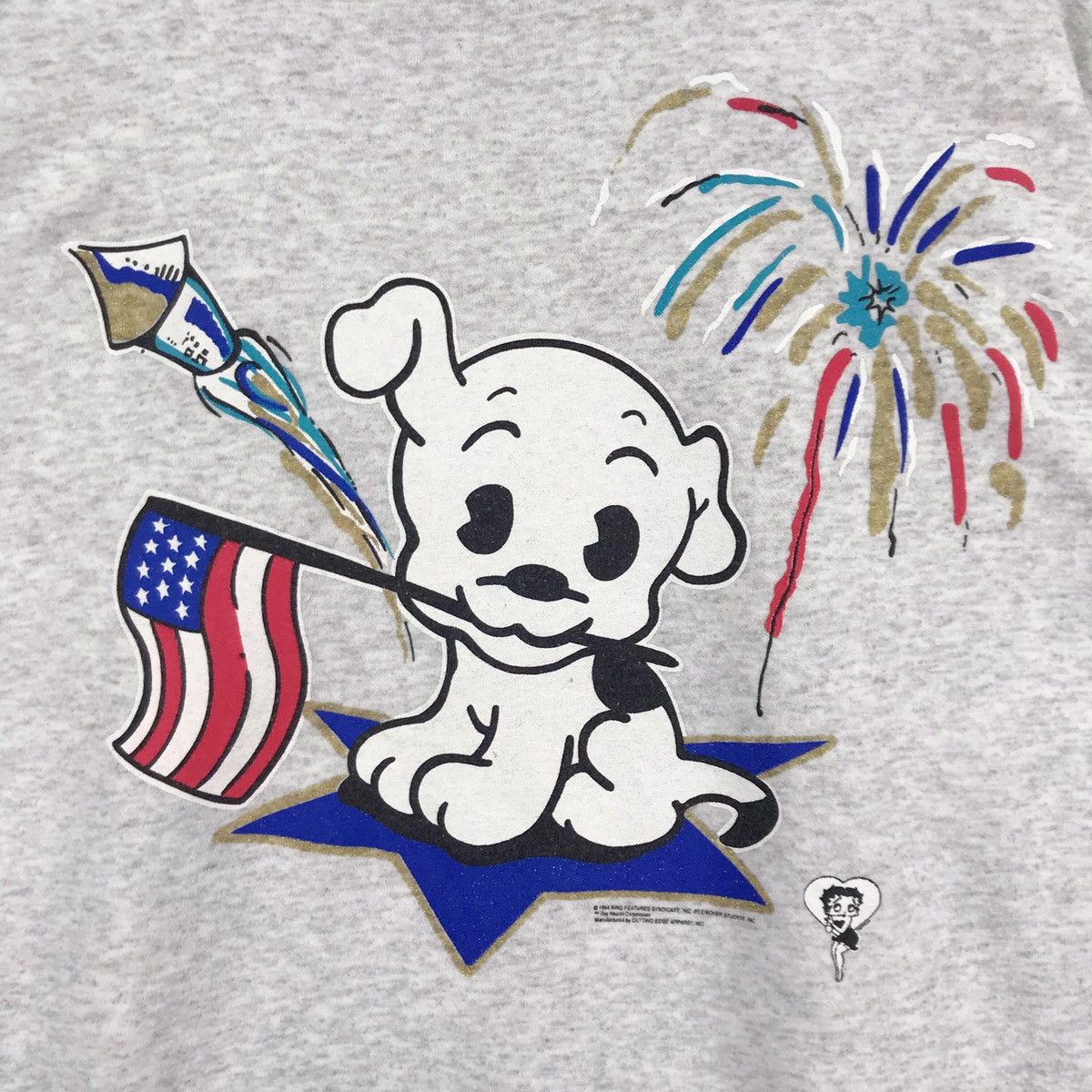 Cartoon Network × Vintage 90s Betty Boop Sweatshirts Crewneck Size US M / EU 48-50 / 2 - 8 Thumbnail