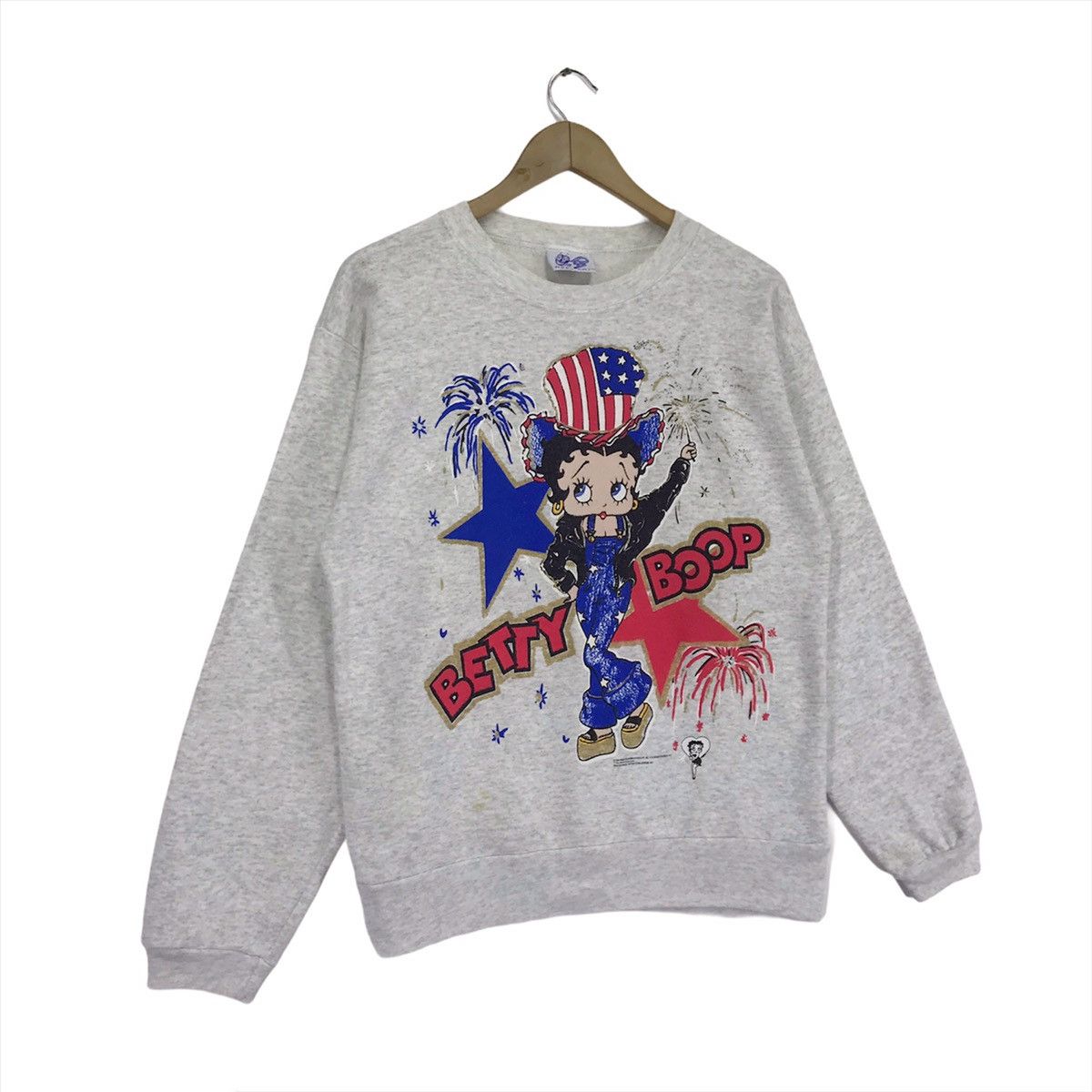 Cartoon Network × Vintage 90s Betty Boop Sweatshirts Crewneck Size US M / EU 48-50 / 2 - 4 Thumbnail