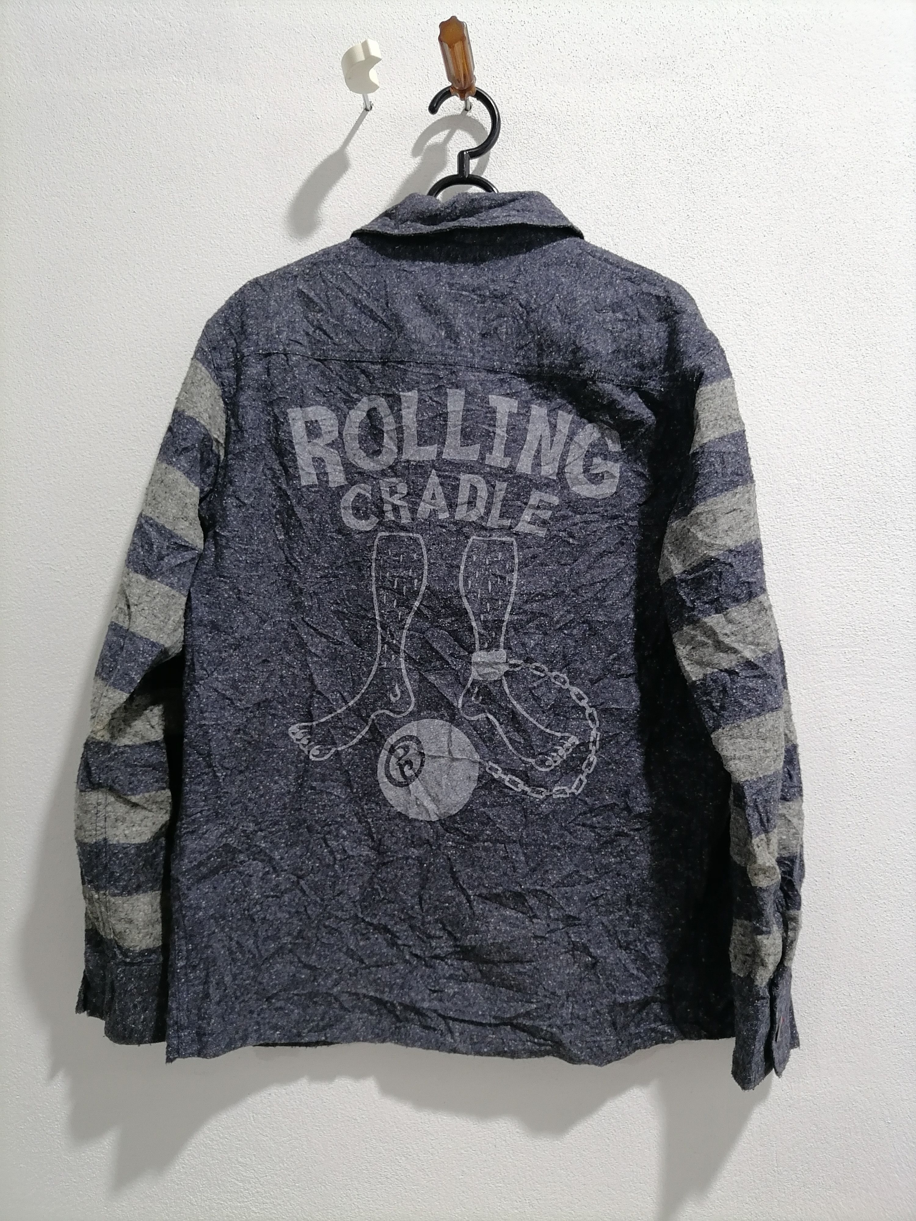 Rolling Cradle Prisoners Punk Style Button Up Shirt