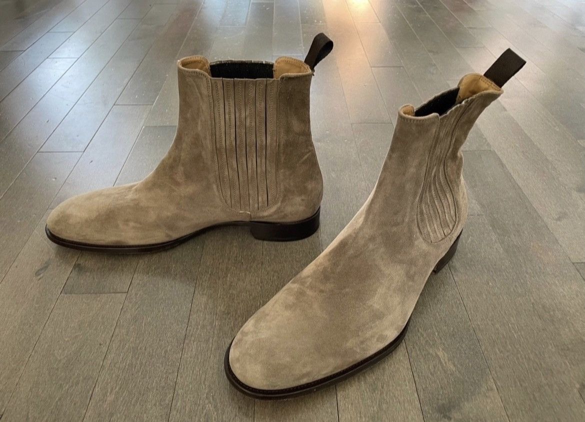 Brioni Suede Chelsea Boots Size US 11 / EU 44 - 5 Thumbnail