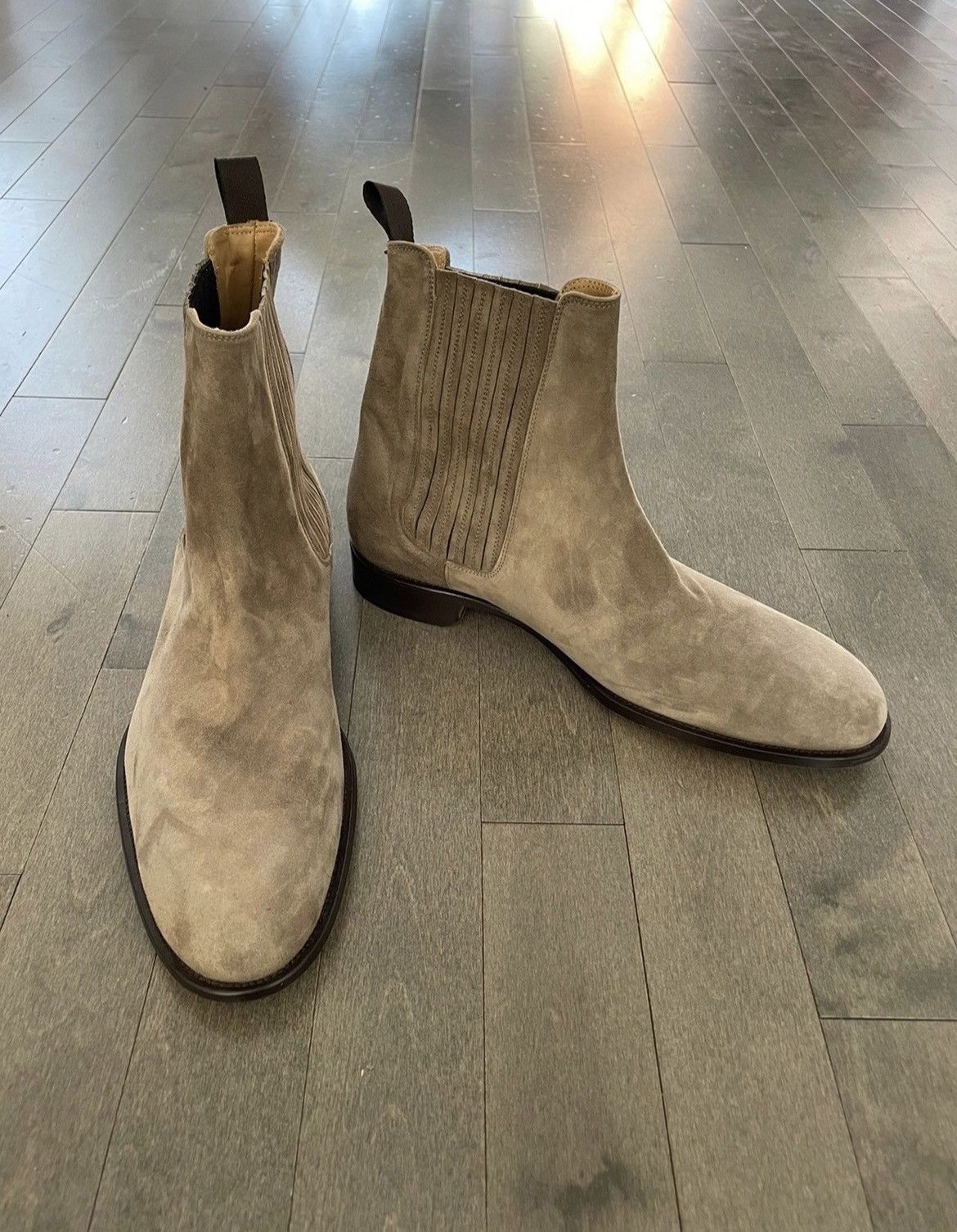 Brioni Suede Chelsea Boots Size US 11 / EU 44 - 4 Thumbnail