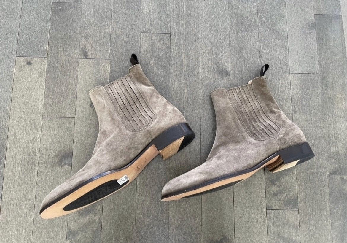 Brioni Suede Chelsea Boots Size US 11 / EU 44 - 8 Thumbnail