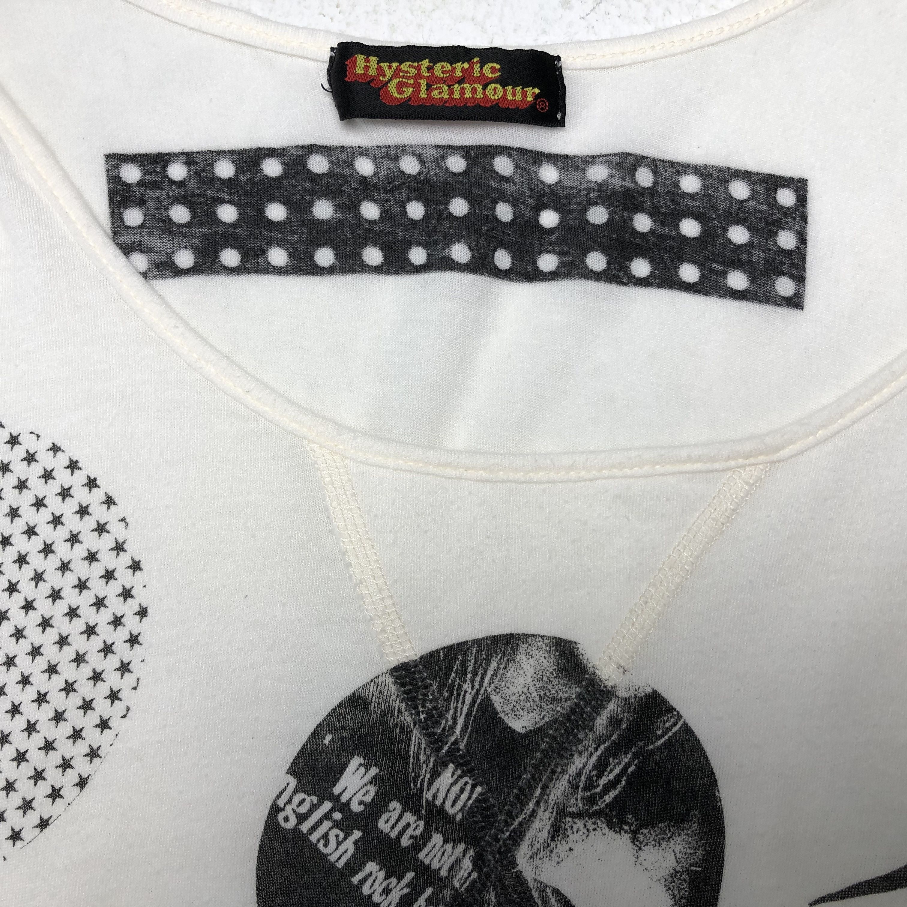 Hysteric Glamour Vintage Hysteric Glamour Band Tank Shir Size S / US 4 / IT 40 - 4 Thumbnail
