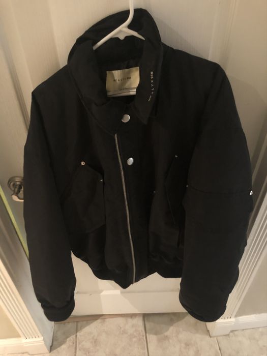 1017 ALYX 9SM 1017 Alyx Black Flight Bomber Jacket | Grailed