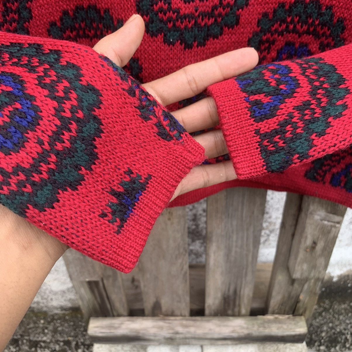 Japanese Brand Japanese Vintage Knit Turtleneck Sweater Arts Jumper Pullove Size US S / EU 44-46 / 1 - 5 Thumbnail